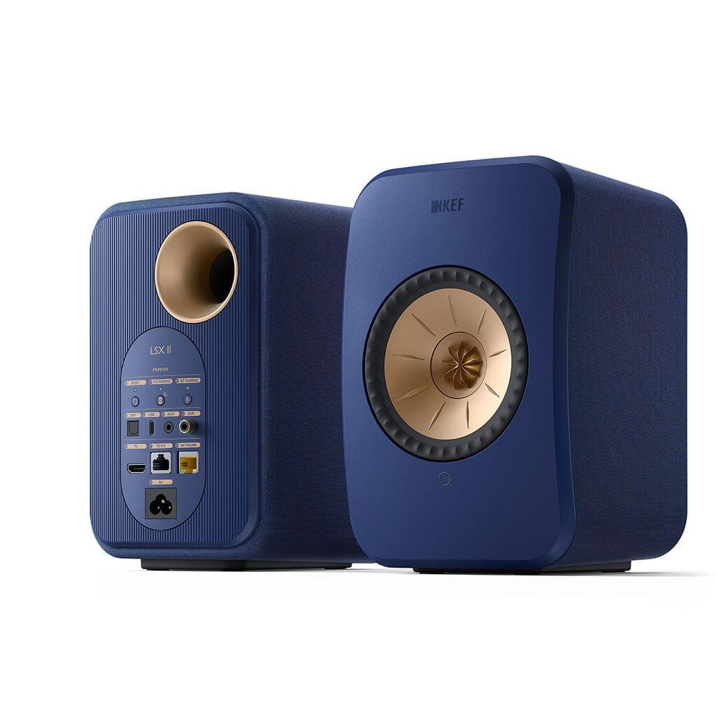 KEF LSX II Wireless Powered Bookshelf Speakers - Hi-Fi Audio System with Bluetooth & WiFi Connectivity for Home Theater, Music Streaming & Gaming Setup