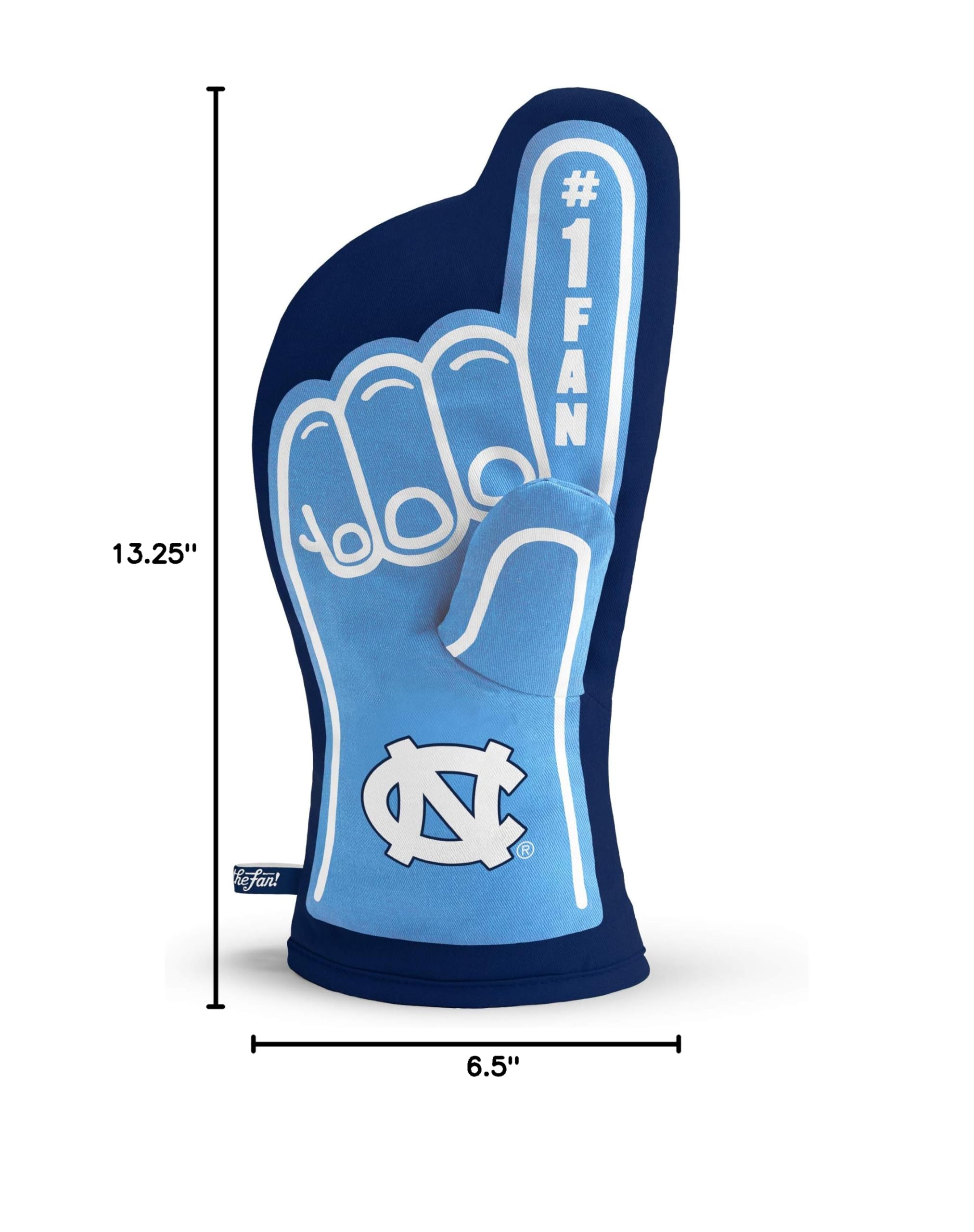 YouTheFan NCAA #1 Oven Mitt - Heat Resistant & Team Spirit Kitchen Glove - Perfect for Baking, Grilling & Game Day Cooking