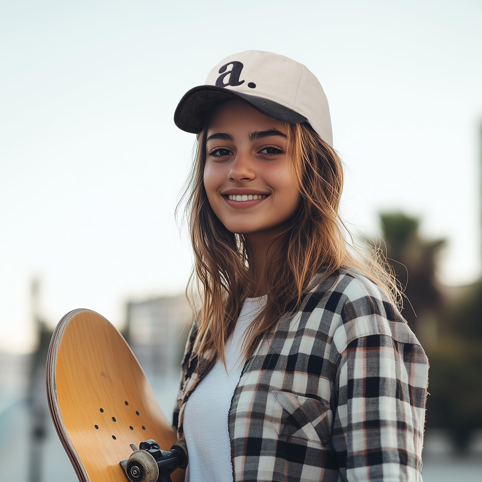 Clakllie Women's & Men's Breathable Baseball Cap - Adjustable Low Profile Trucker Hat for Golf, Dad, Casual Wear | Two-Tone Ball Cap for Outdoor Sports & Daily Use