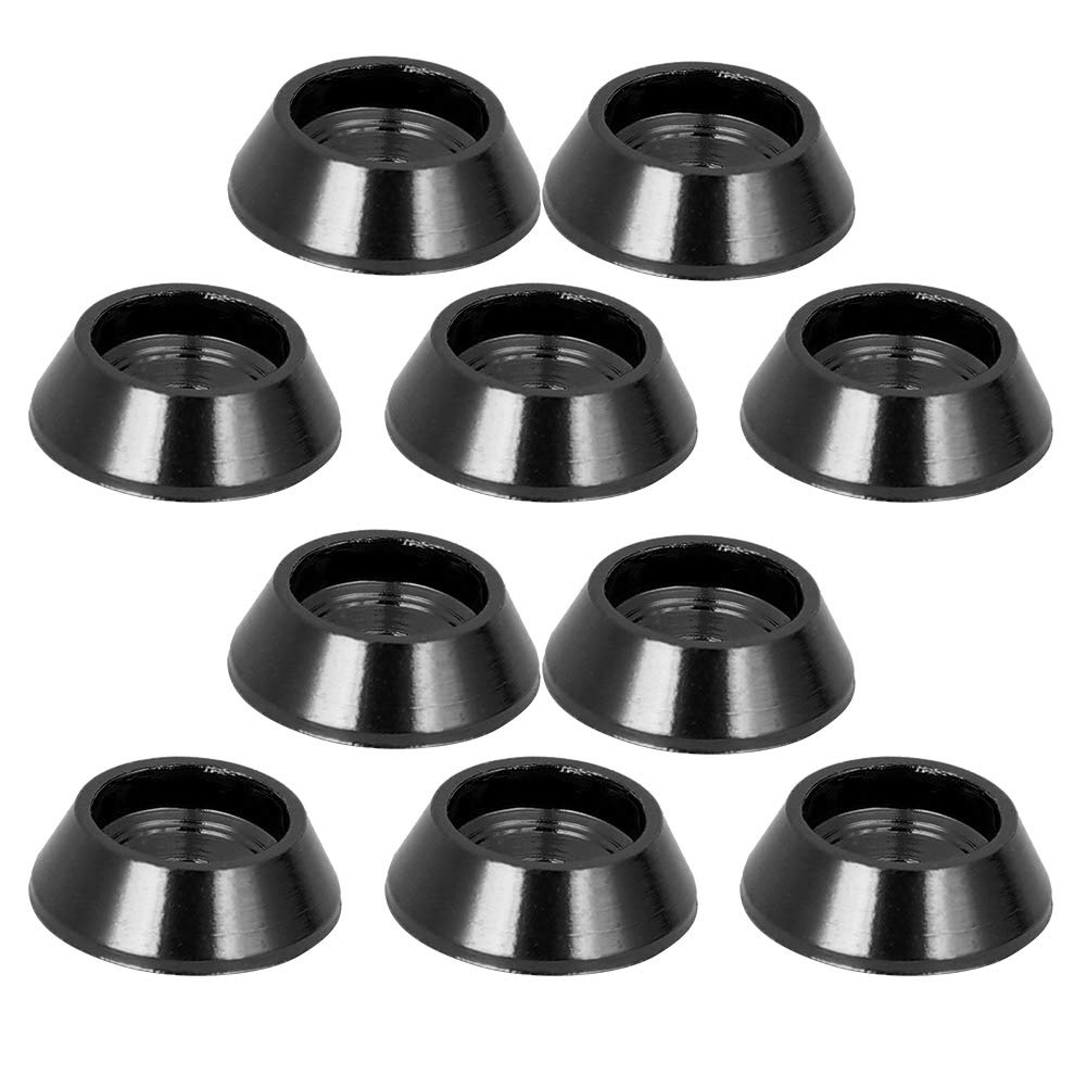 10pcs Black Screw Shim Washers - Durable Wear-Resistant RC Car Spare Parts for MN-D90 MN-99 MN-91 FJ-45 Toy Car Models - Perfect for RC Vehicle Maintenance & Upgrades