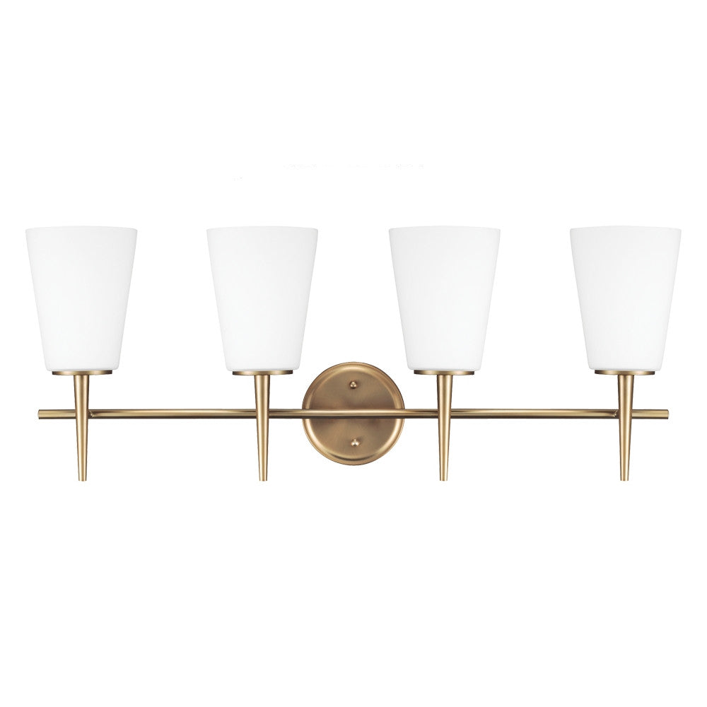 Driscoll LED Bathroom Light Fixture - Waterproof Vanity Light for Bathroom, Bedroom, and Hallway - Modern Sconce Lighting with Adjustable Brightness (Perfect for Makeup, Shaving & Ambient Lighting)