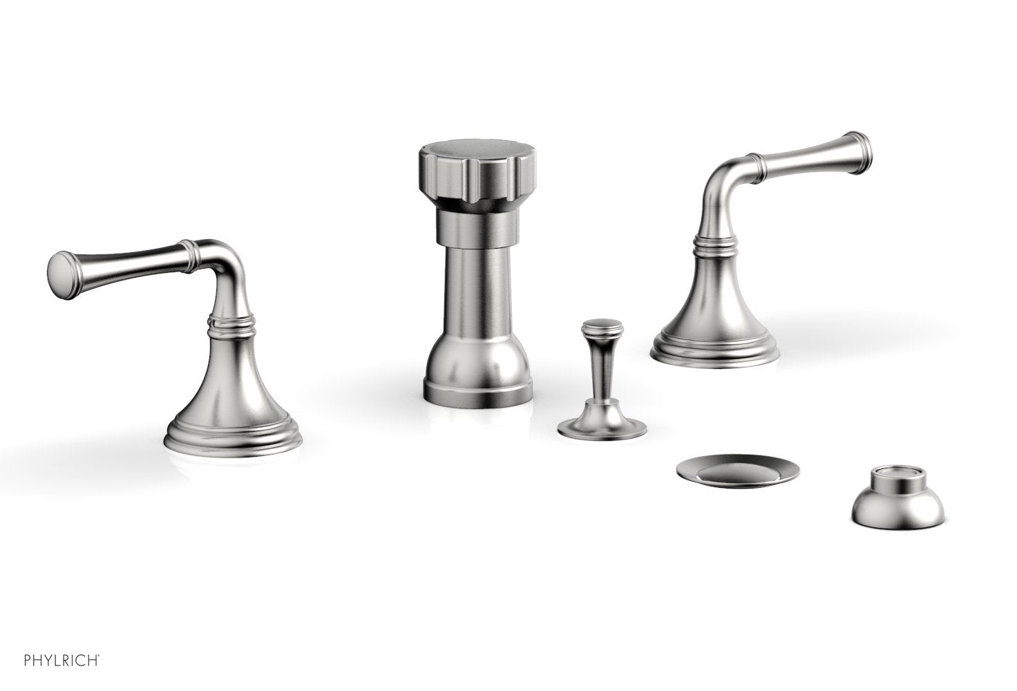 3RING Four Hole Bidet Set D4205 - Stainless Steel Bidet Sprayer with 4 Holes for Toilet, Bathroom Hygiene & Cleaning - Perfect for Home, RV, and Travel Use