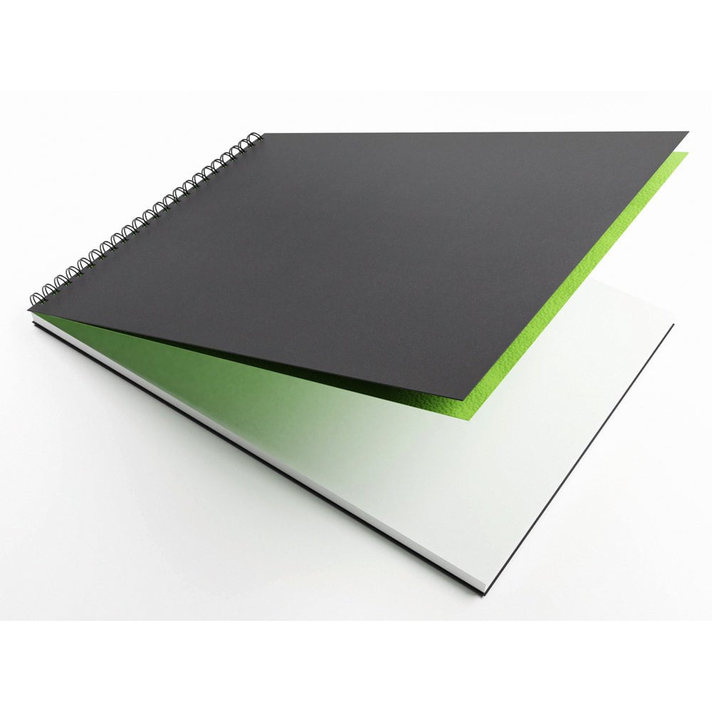 Premium A3 Landscape Sketchbook - 80 Pages (40 Sheets) 150gsm White Paper for Artists, Drawing & Sketching - Perfect for Travel, Studio & Outdoor Art Projects