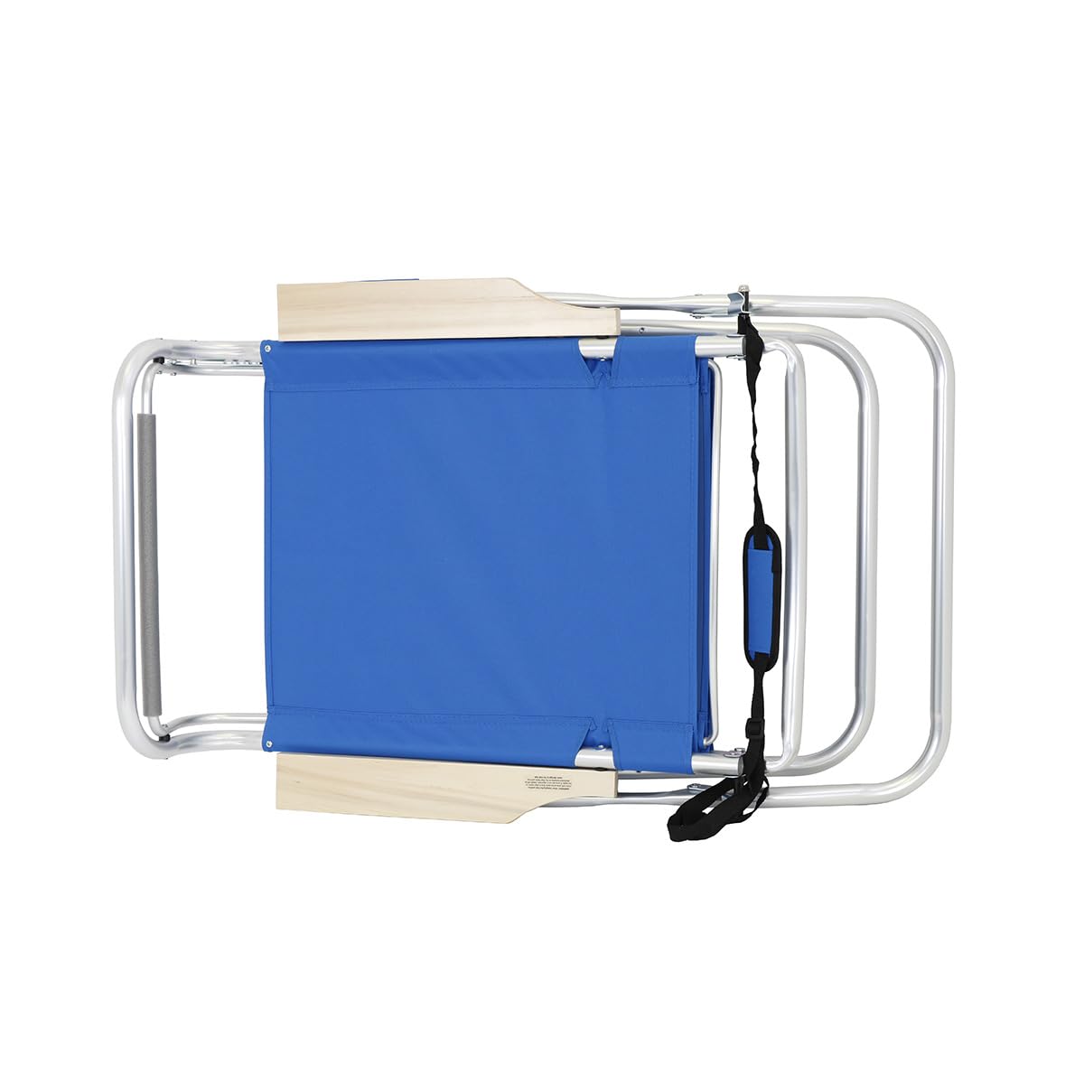17 Inch Tall Heavy Duty Aluminum Folding Beach Chair with Adjustable Canopy - Portable Sun Shade Chair for Poolside, Camping, Backyard & Outdoor Relaxation