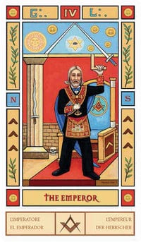 Masonic Tarot Deck - Unique Esoteric & Masonic Symbolism for Divination, Meditation, and Spiritual Growth | Perfect for Tarot Readers, Freemasons, and Occult Enthusiasts