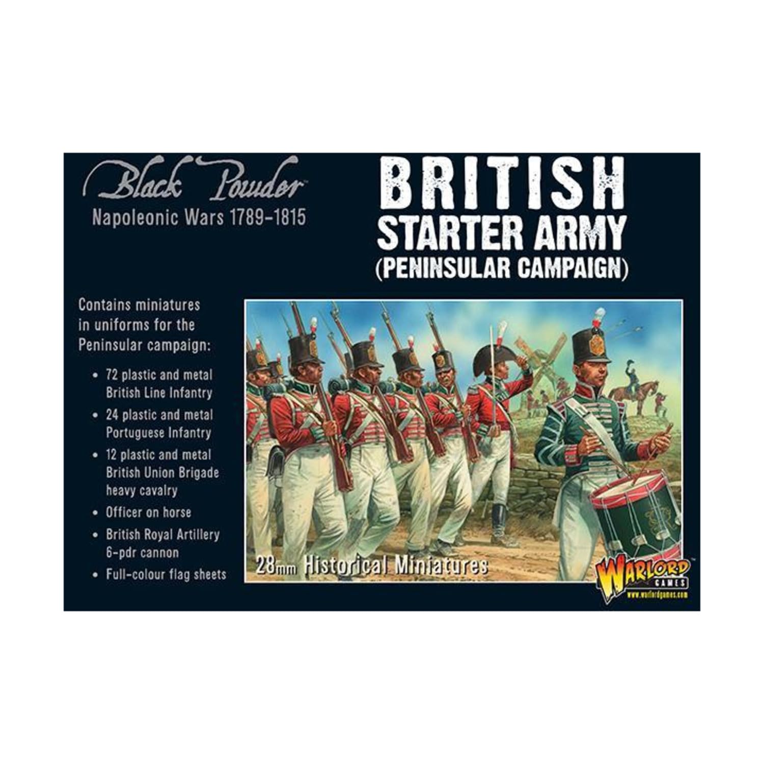 Napoleonic British Starter Army - Black Powder Miniatures for Wargaming Battles