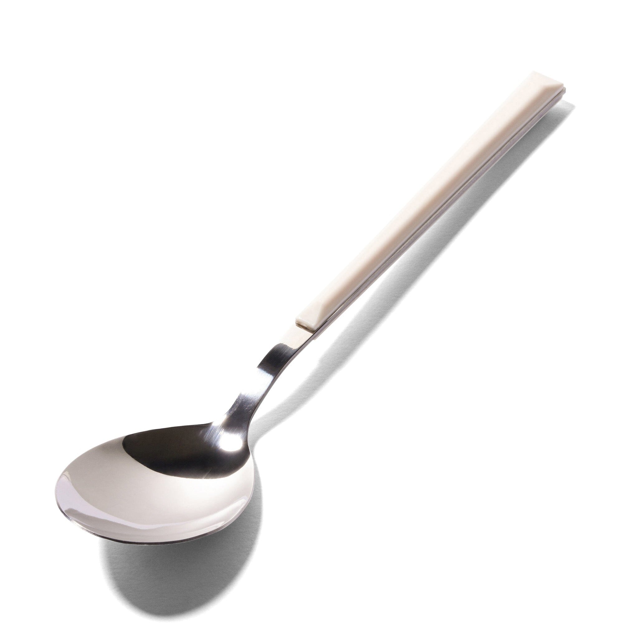 Premium White Color Handle Dinner Spoon - Durable & Stylish Cutlery for Everyday Dining, Restaurants, and Parties