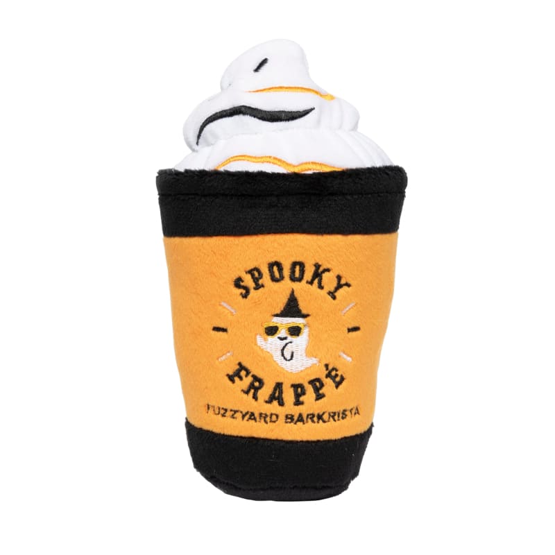 Fuzzyard Halloween Spooky Frappe Dog Toy - Cute & Durable Plush Pet Chew Toy for Small & Medium Dogs | Perfect for Halloween Parties, Trick-or-Treating & Seasonal Playtime