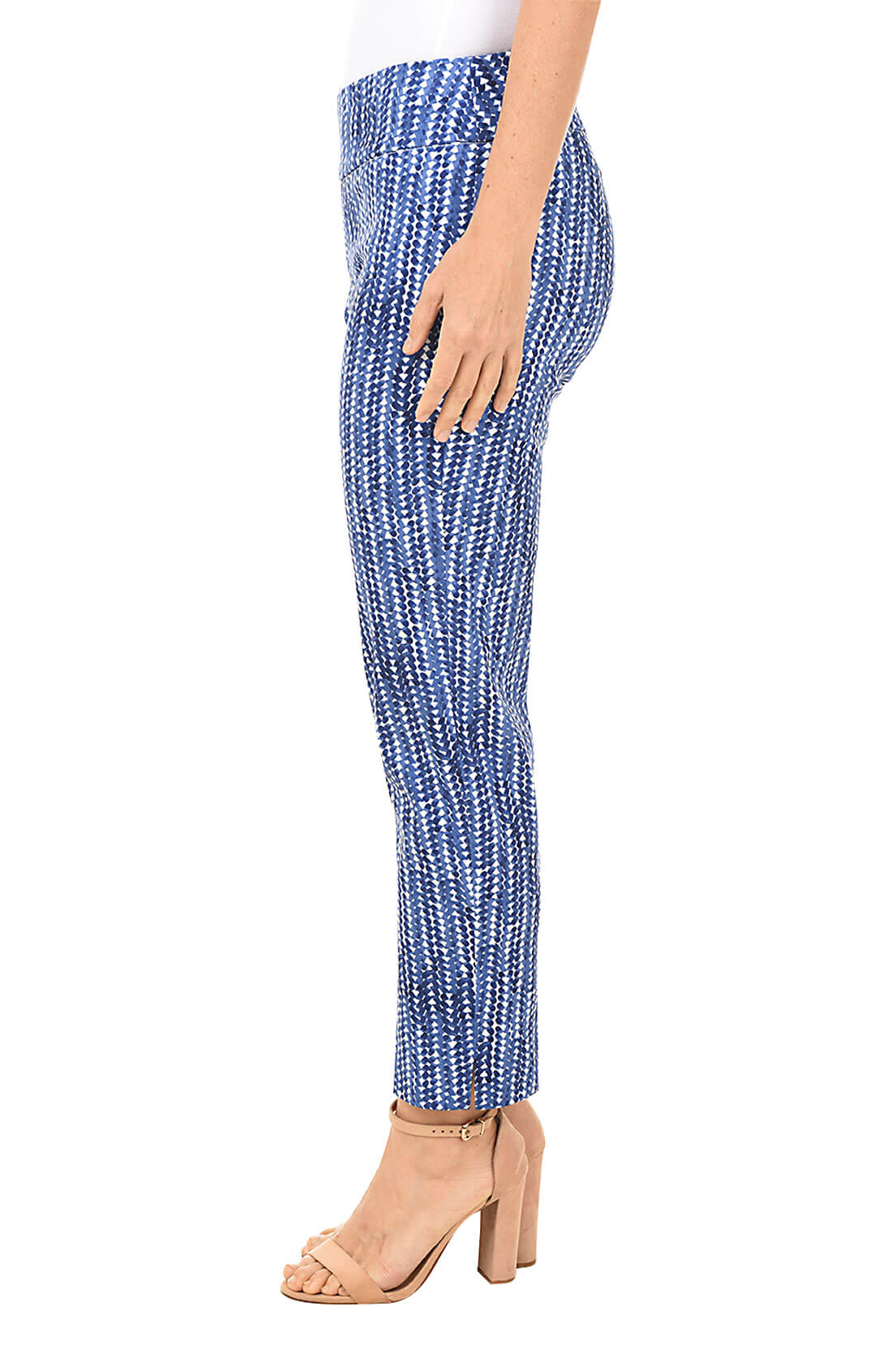 Twilight Sky Women's Stretchy Pull-On Ankle Pants - Comfortable & Stylish for Work, Travel & Casual Wear