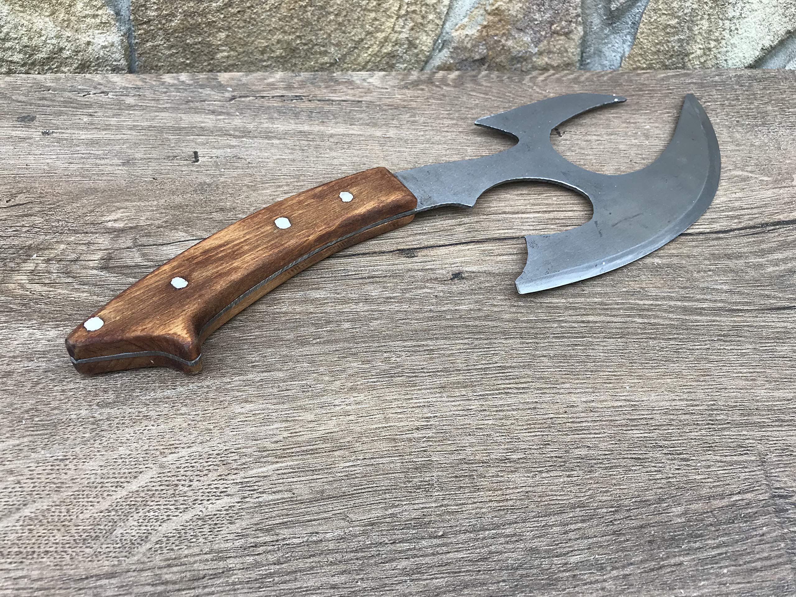 Premium Viking Knife & Axe Set - Kitchen Knife, Culinary Knife, BBQ Knife, Iron Gifts for Men - Perfect for Outdoor Cooking, Camping, and Manly Culinary Adventures