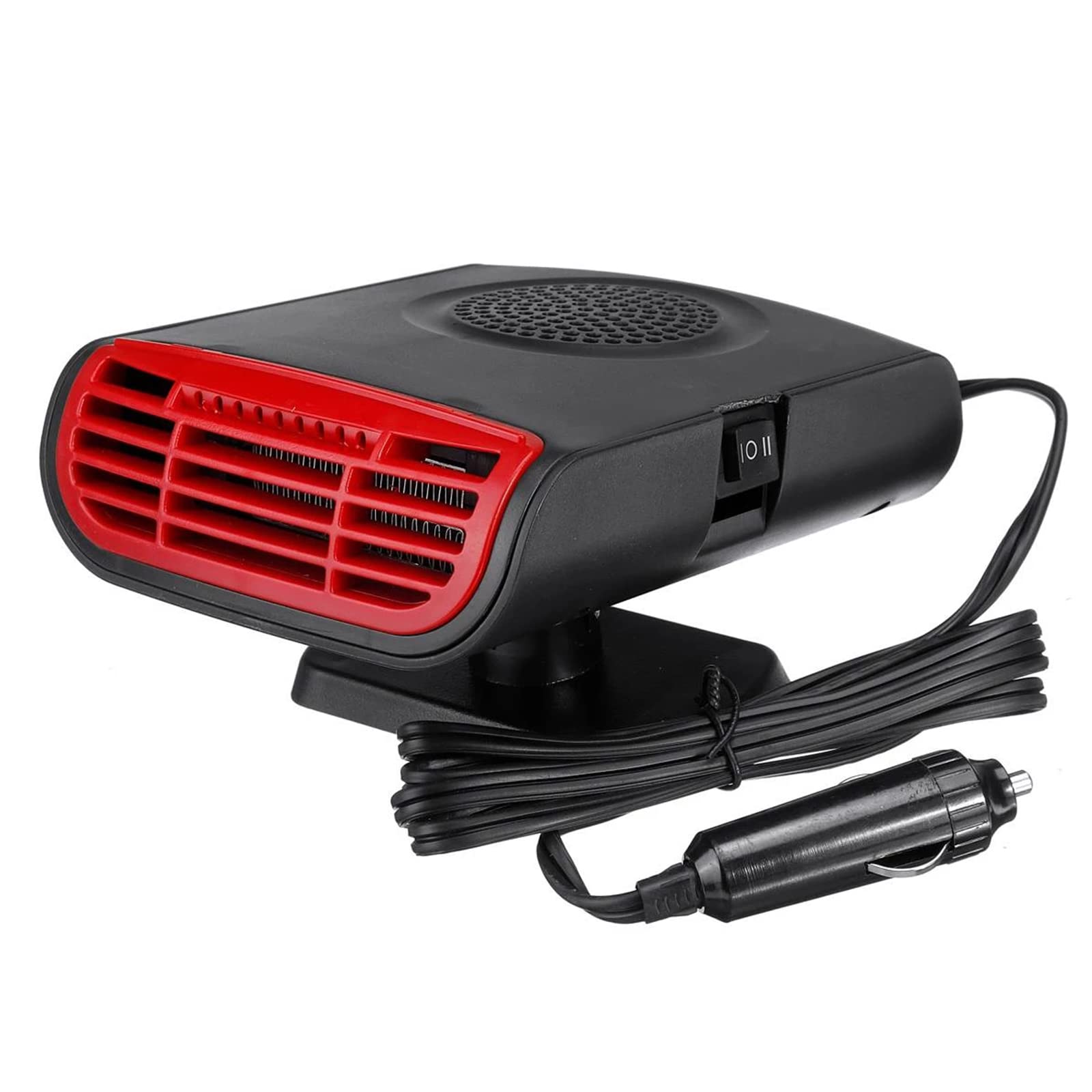 12V 150W Portable Car Heater & Defroster - 360° Rotating Space Heater with Air Purification & Aroma Function for Truck, SUV, RV - Fast Defogging & Winter Warmth Solution