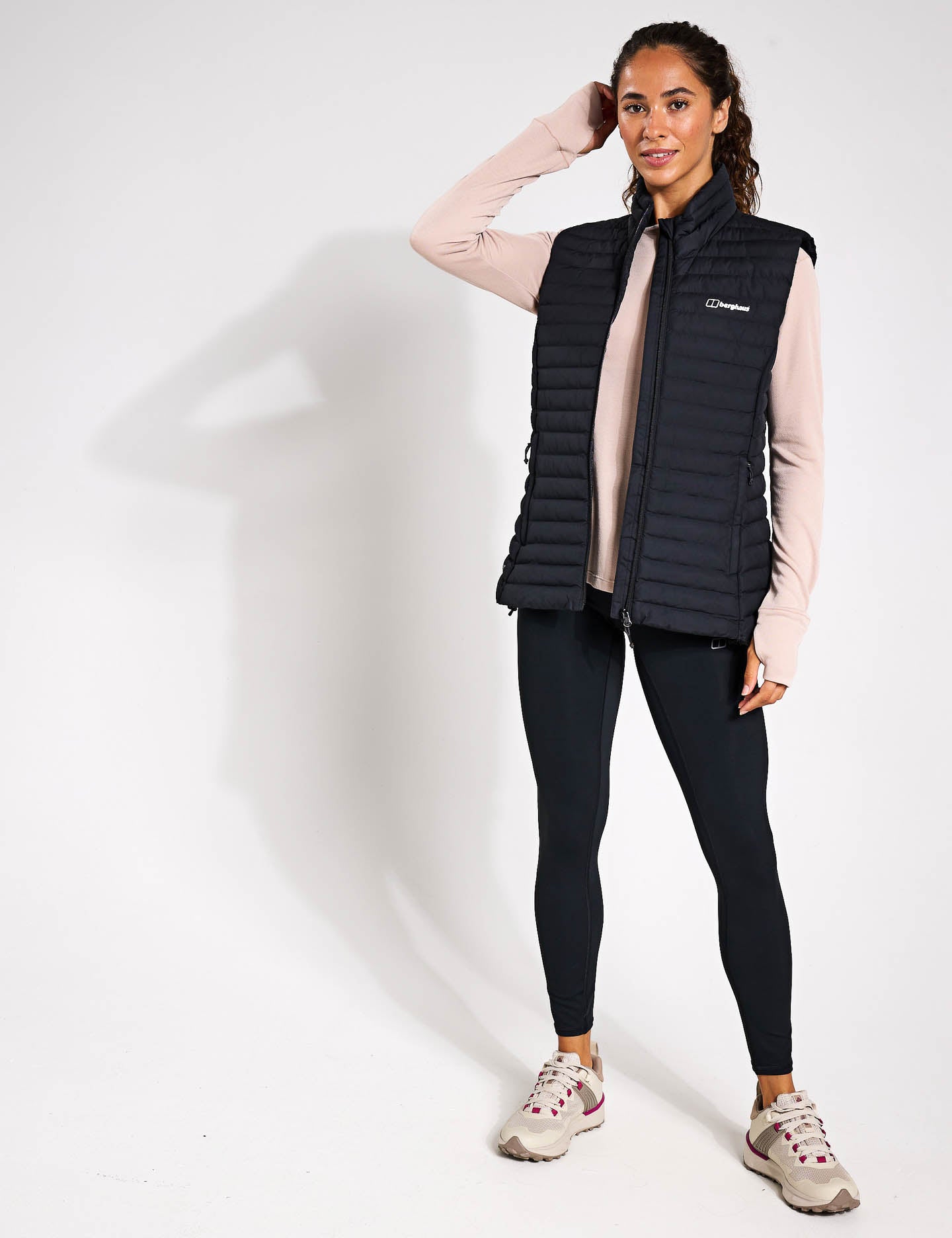 Nula Vest for Men & Women - Lightweight & Breathable Jet Black Outdoor Jacket - Perfect for Hiking, Camping & Travel