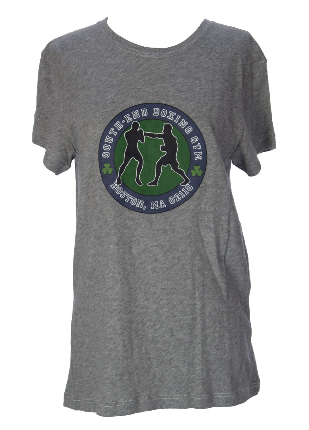 GANT Women's Light Grey Melange Boxing Gym T-Shirt - Comfortable Workout Top for Training & Fitness