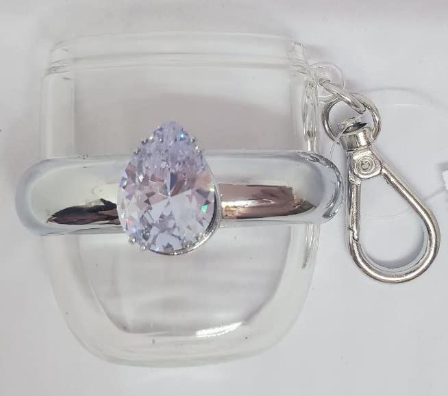 Bath & Body Works Diamond Ring PocketBac Hand Sanitizer Holder - Elegant Hand Sanitizer Accessory for Purse, Keychain & Travel - Perfect for Women, Gifts & Everyday Use