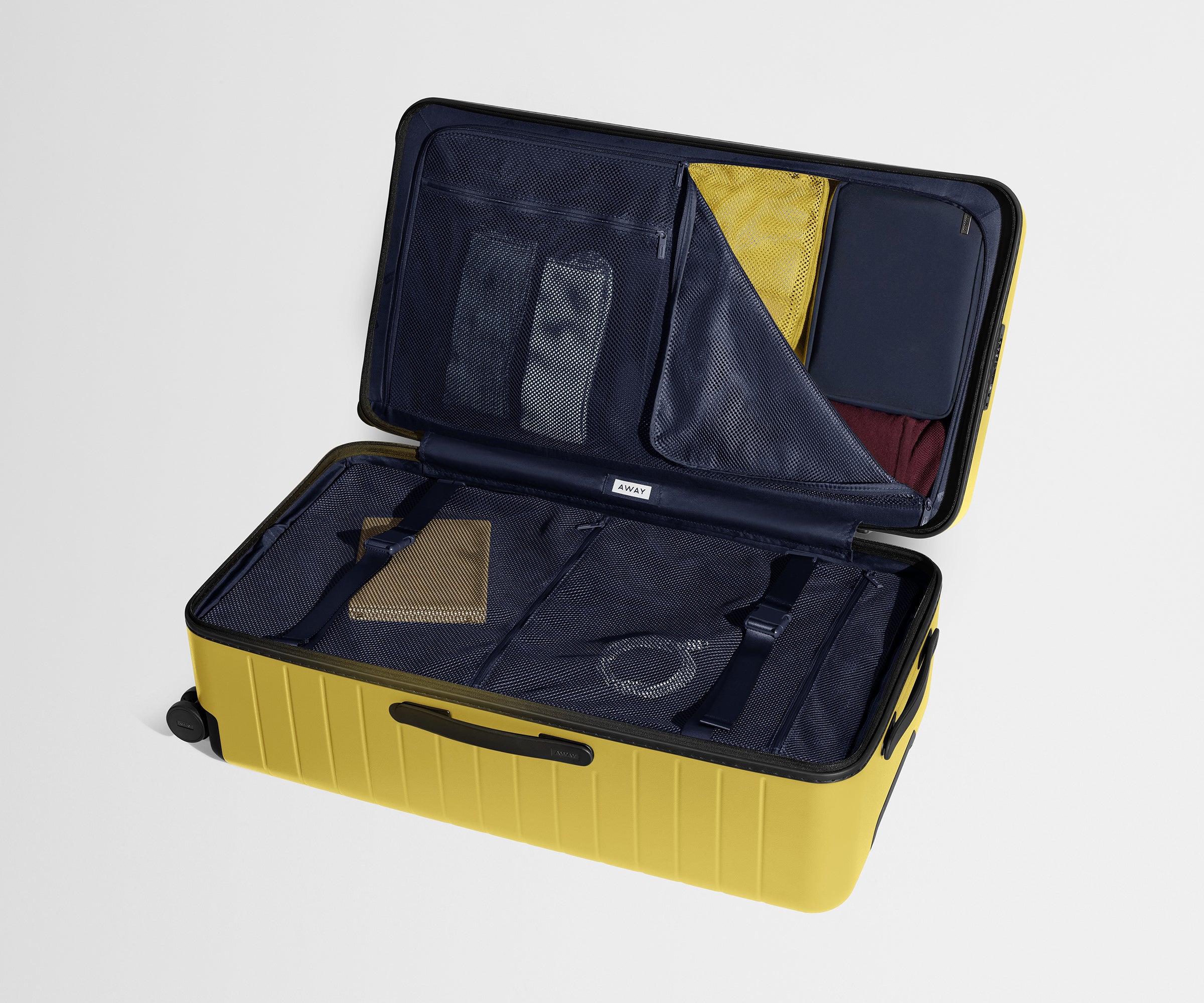 Sunshine Yellow Trunk - Durable & Stylish Travel Luggage for Women & Men - Perfect for Air Travel, Road Trips & Weekend Getaways