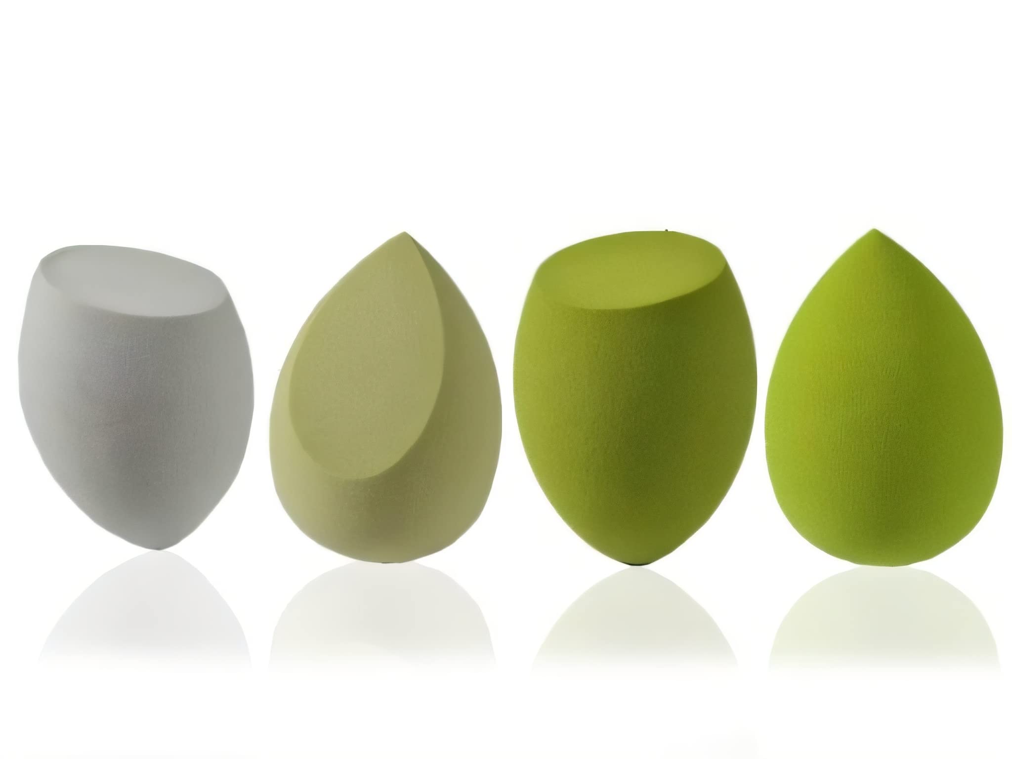 Premium Makeup Sponge Set - 4 Pcs Beauty Blenders with Travel Case (Multicolor) for Flawless Foundation & Concealer Application - Perfect for Home, Travel & Professional Makeup Kits