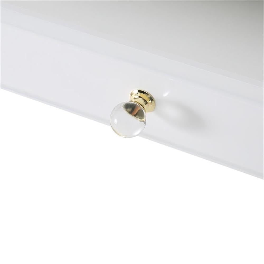 White Lacquer Desk - Modern Home Office Furniture for Work & Study