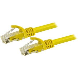 7.5m CAT6 Ethernet Cable - Yellow Snagless Patch Cord with RJ45 Connectors & 24AWG Copper Wire (ETL Certified) - Ideal for Home Office, Gaming & Networking Setup