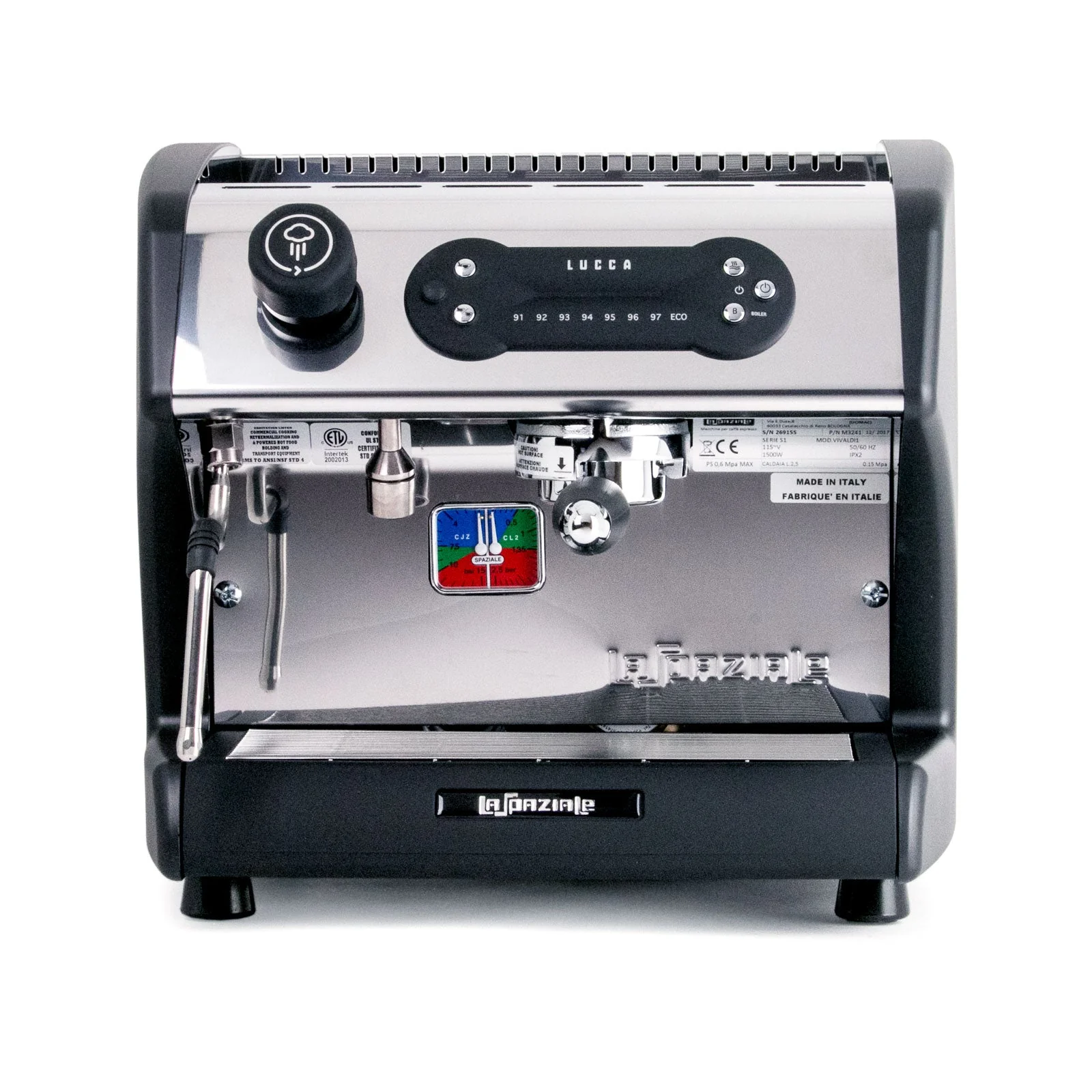 LUCCA A53 Direct Plumb Espresso Machine - Professional Commercial Grade Coffee Maker for Home & Cafe Use | Perfect for Espresso Lovers & Baristas