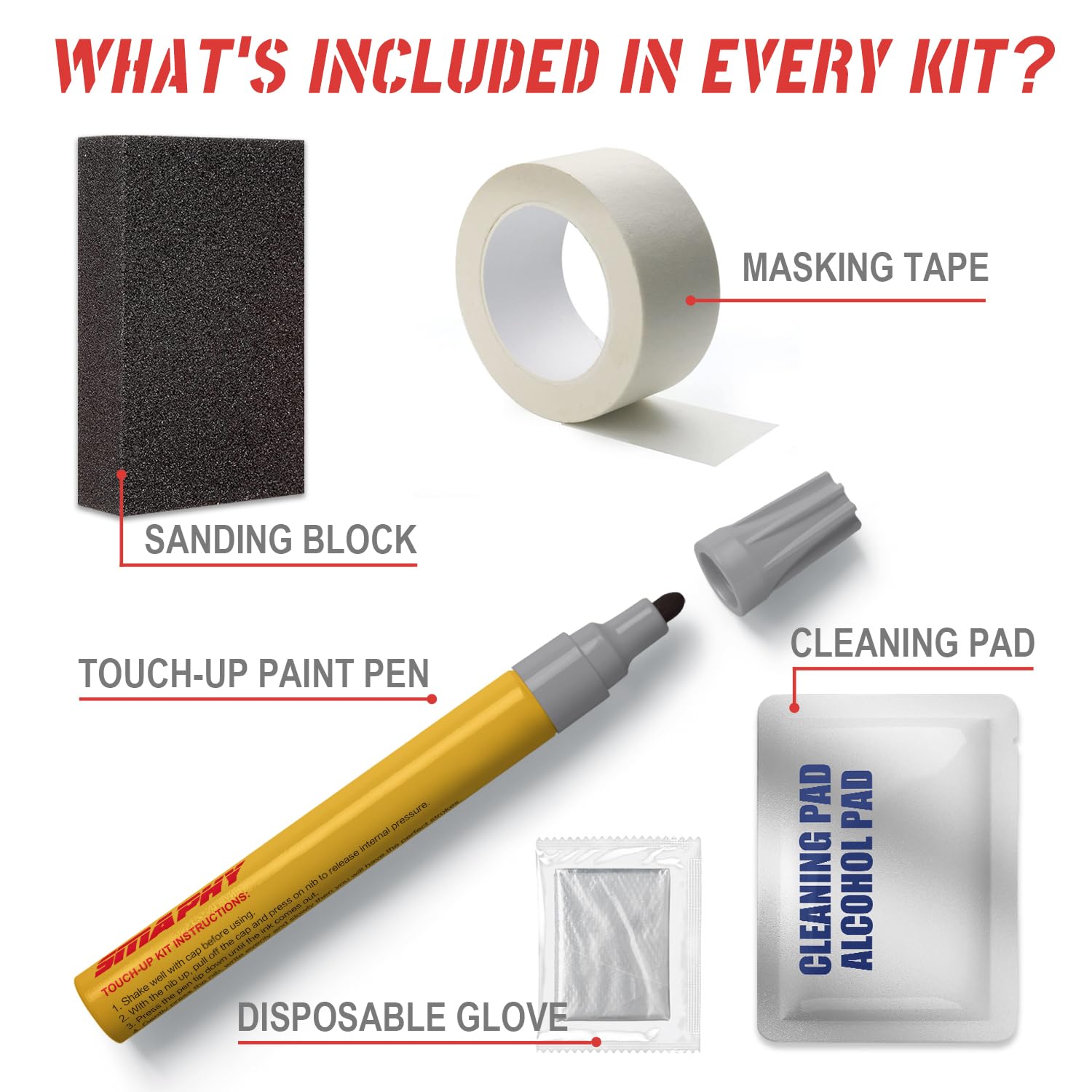 Black Wheel Scratch Repair Kit - Universal Matte Black Rim Touch Up Paint & Curb Rash Repair Pen for Alloy Wheels | Perfect for DIY Car Maintenance, Parking Lot Scratches, and Wheel Restoration