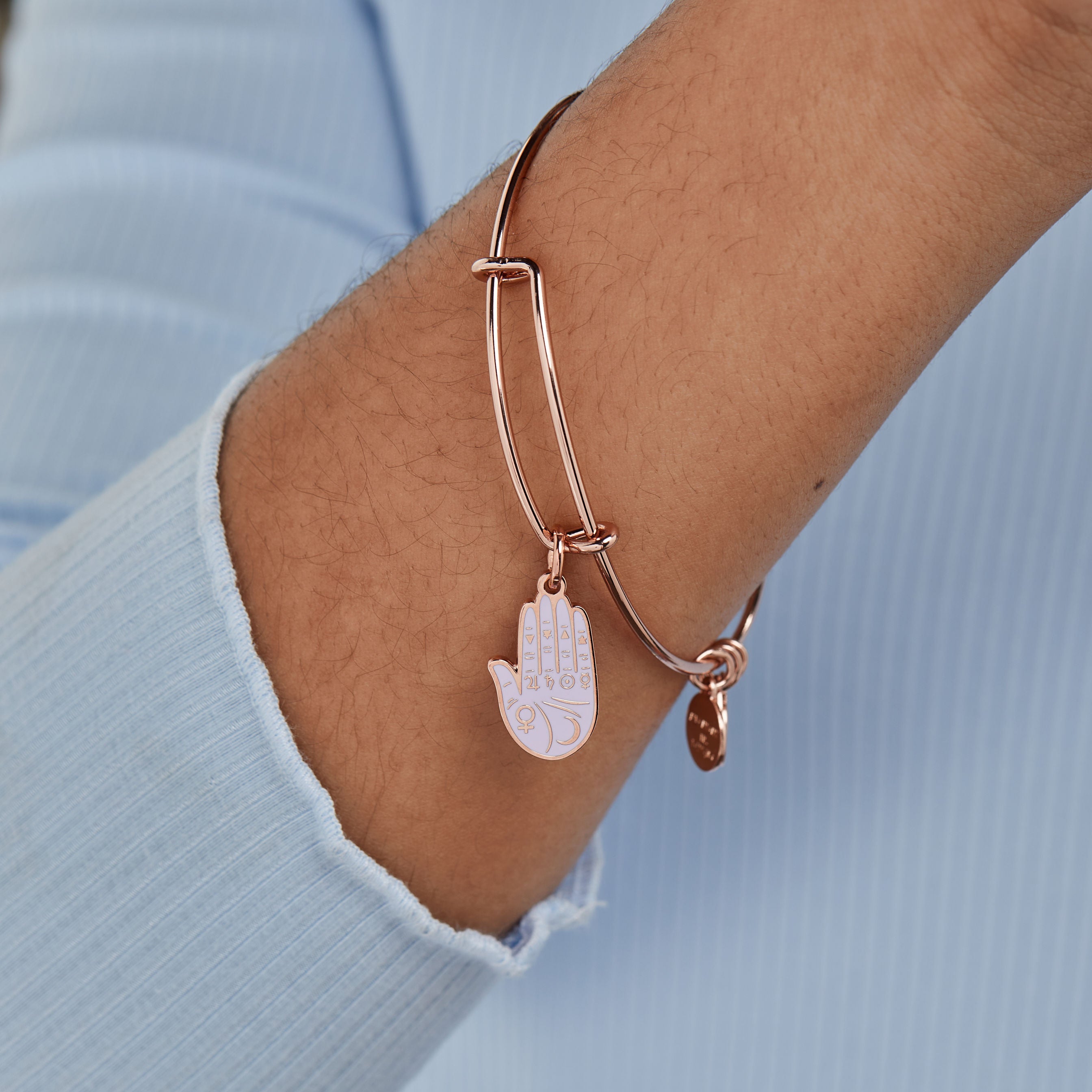 Lucky Palmistry Charm Bracelet for Women - Feng Shui Wealth & Fortune Jewelry - Perfect for Spiritual Healing, Meditation & Gift Giving