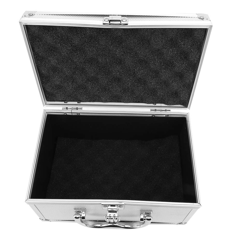 Heavy Duty Aluminum Tool Box - Portable 9.05x5.9x4.9 Inch Alloy Tool Case for Tools & Instruments - Perfect for Mechanics, Electricians & DIY Projects