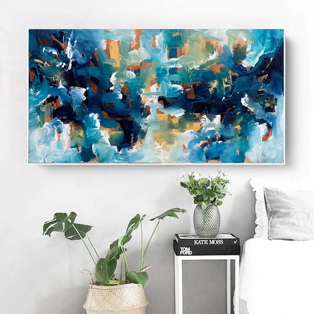 The Morning After - Original Handmade Painting - Wall Art for Living Room, Bedroom & Office Decor