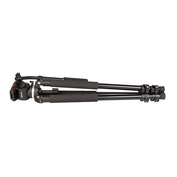 Kenro Standard Video Tripod Kit (KENVT102) - Professional Aluminum Tripod with Fluid Head for DSLR Cameras, Perfect for Vlogging, Live Streaming & Outdoor Photography