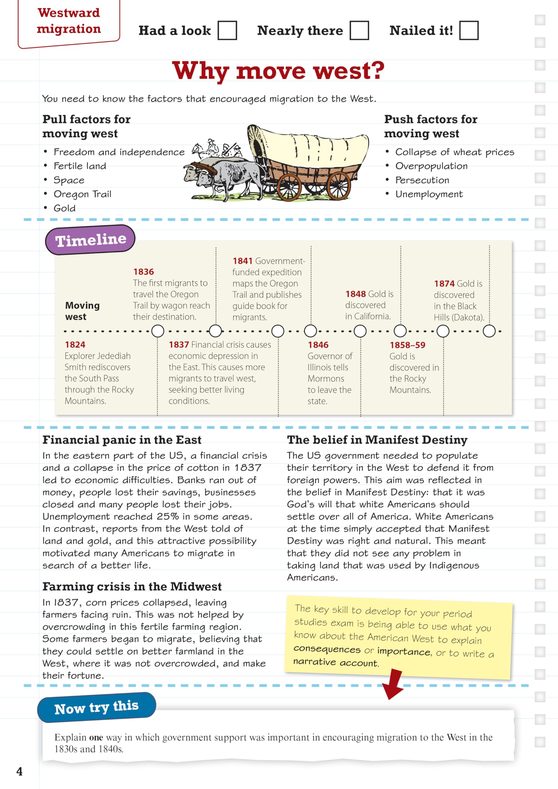 Pearson REVISE Edexcel GCSE History The American West Revision Guide & Workbook - Online Quizzes & Study Materials for 2025 & 2026 Exams | Perfect for High School Students & Homeschooling Prep