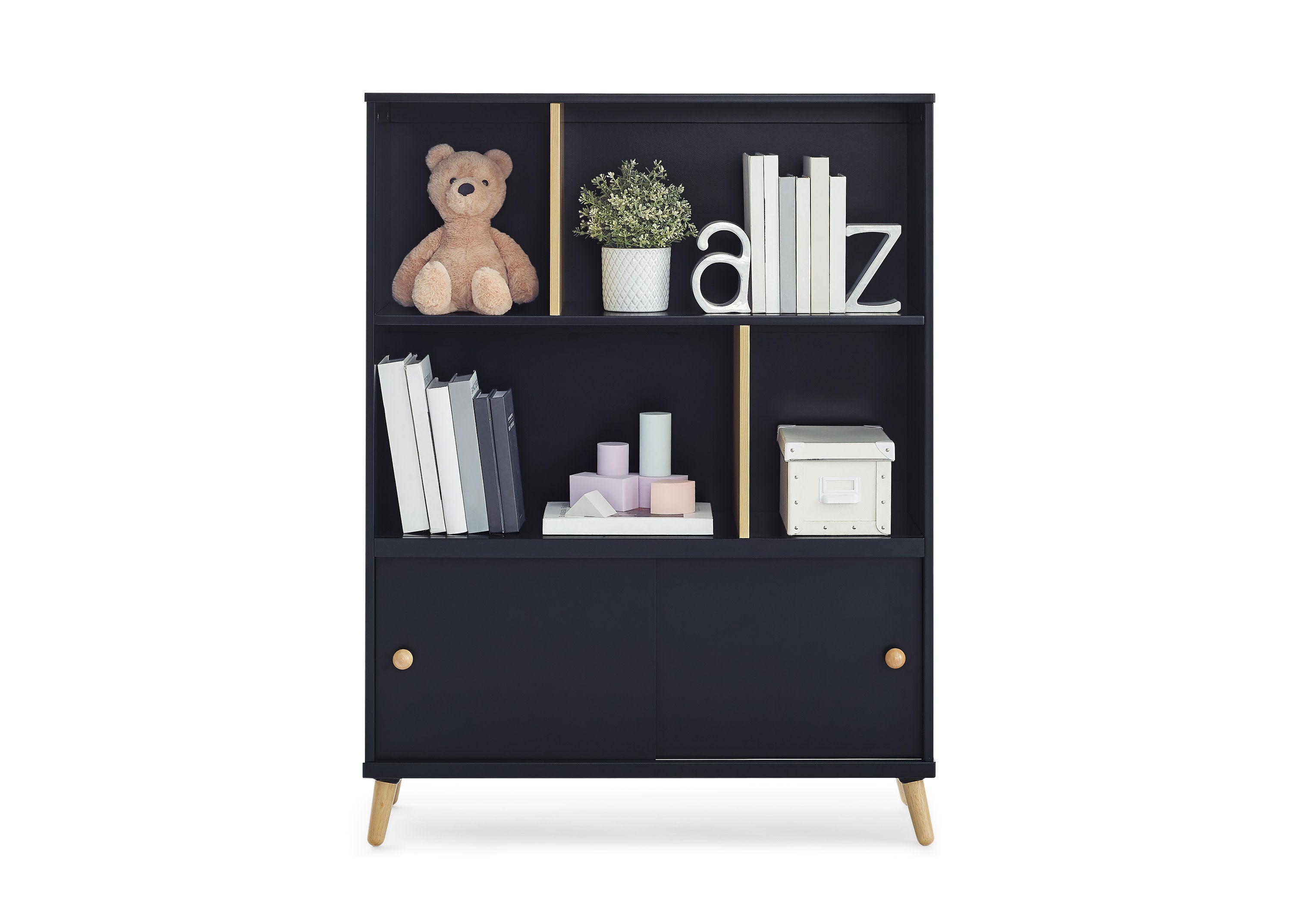 Hudson Bookcase with Greenguard Gold Certification - Modern Bookshelf for Home, Office & Library Storage