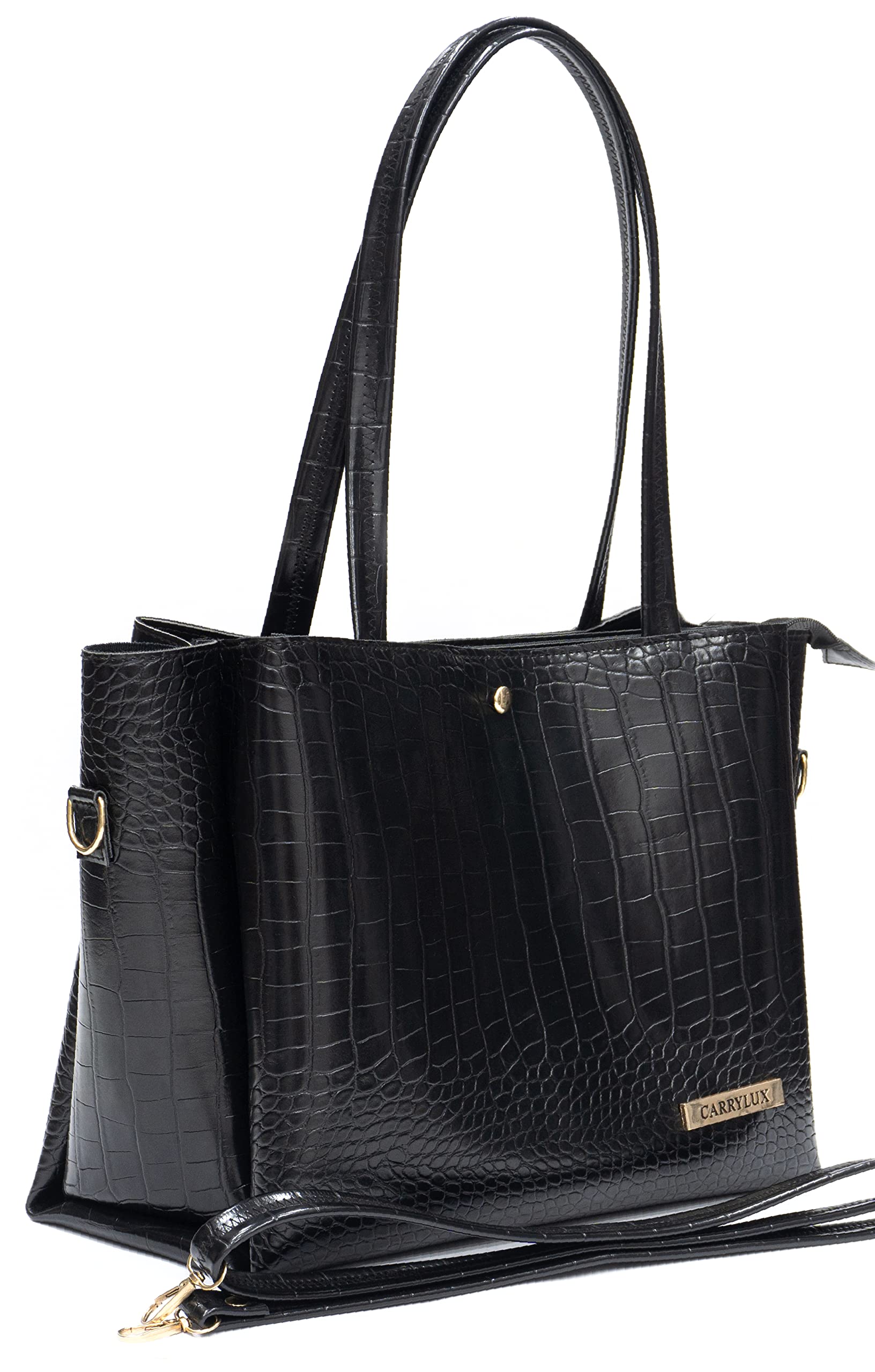 Stylish Crocodile Pattern Handbags for Women - Fashion Top Handle Purse & Shoulder Tote Bag | Perfect for Work, Travel, and Daily Use