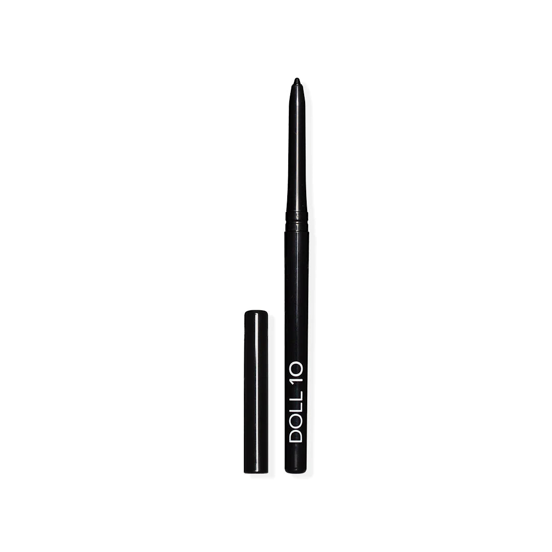 Doll 10 T.C.E Automatic Skinny Eyeliner - Waterproof & Smudge Proof - Perfect for Everyday Makeup & Professional Looks