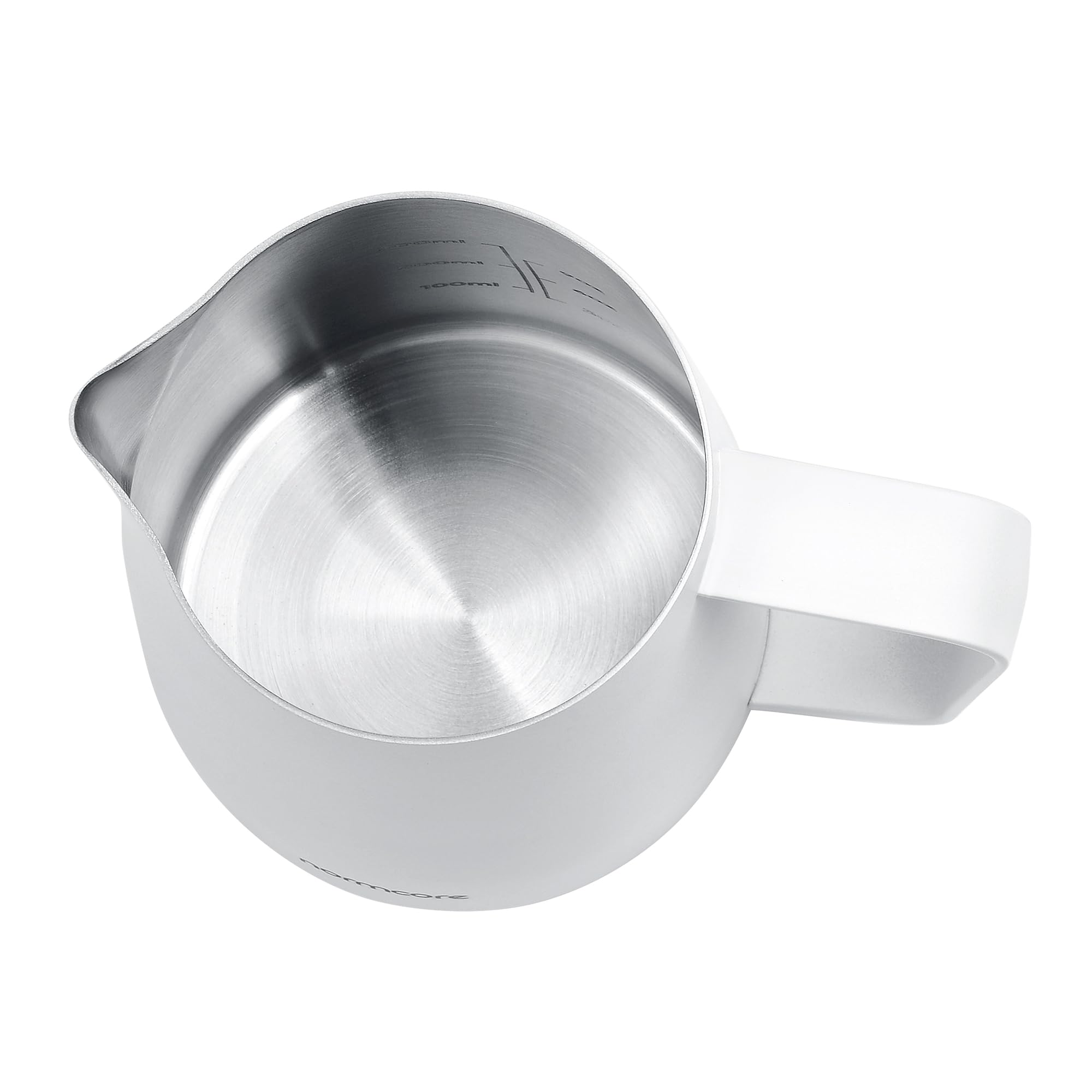 Premium Normcore Milk Frothing Pitcher 15.2 oz (450ml) - Barista-Grade Espresso Steaming Jug with Round Spout & Non-Stick Coating - Perfect for Latte Art, Cappuccino & Home Coffee Brewing
