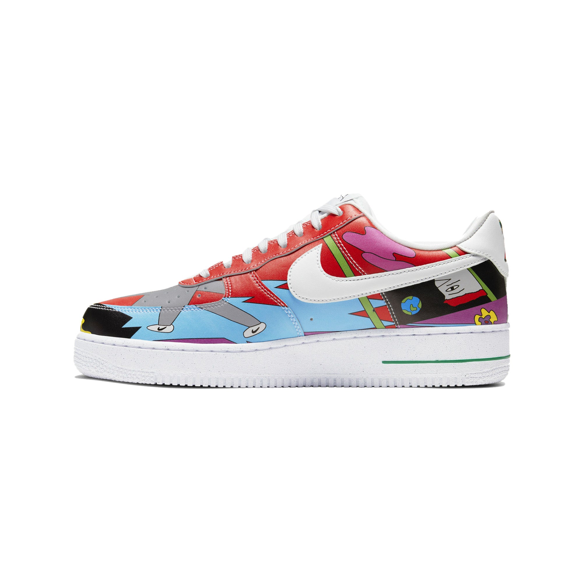 Nike Air Force 1 x Ruohan Wang 'Flyleather' Sneakers - Sustainable Leather Shoes for Men & Women | Perfect for Casual Wear, Street Style & Sneaker Collection