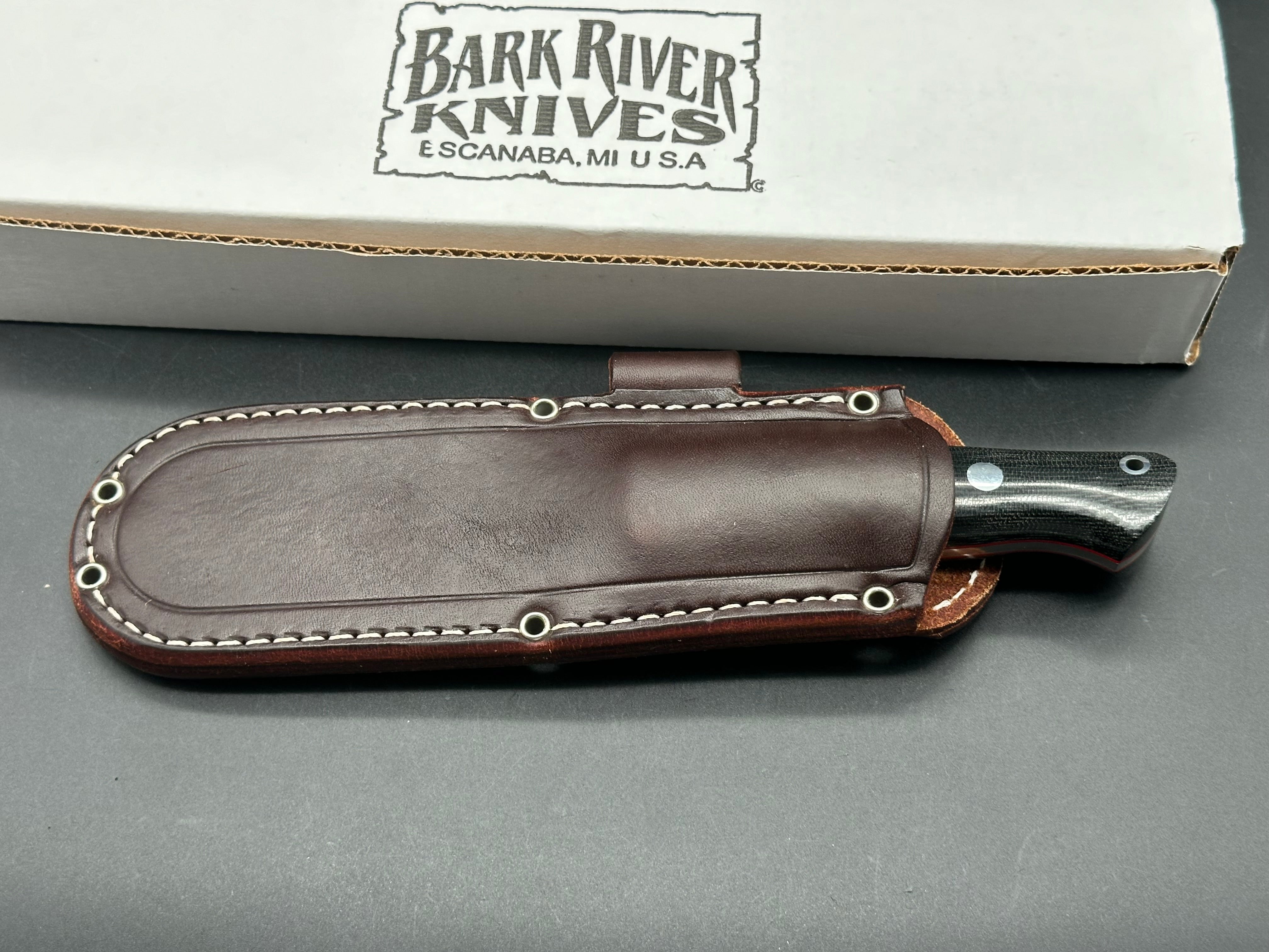 Bark River Knives EXT 2 LT 3V Swedge Hunting Knife with Waterproof Sheath - Outdoor Survival, Camping & Bushcraft Essential