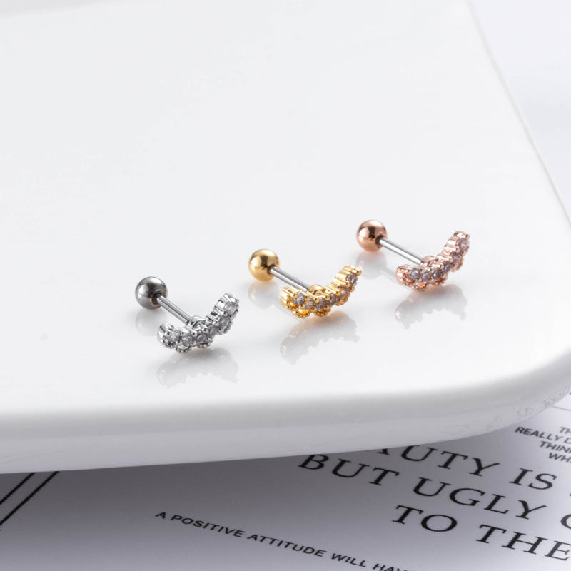 20G Cartilage Surgical Steel Earrings - Minimalist Ball Back Stud Earrings for Women | Hypoallergenic, Comfortable Everyday Wear | Perfect for Work, Date Night & Special Occasions