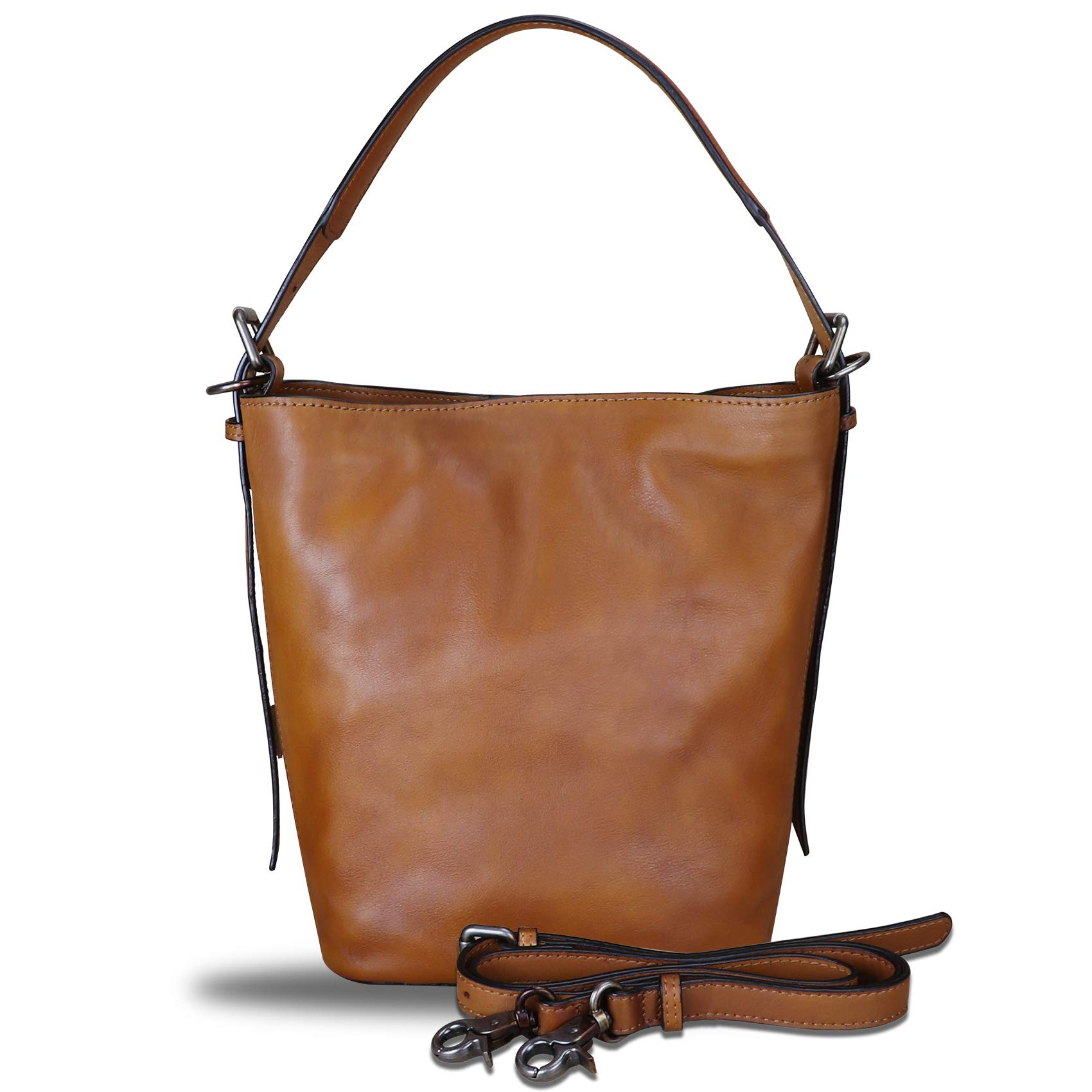 Genuine Leather Shoulder Bag for Women - Top Handle Satchel, Crossbody Tote Purse - Perfect for Work, Travel & Everyday Use