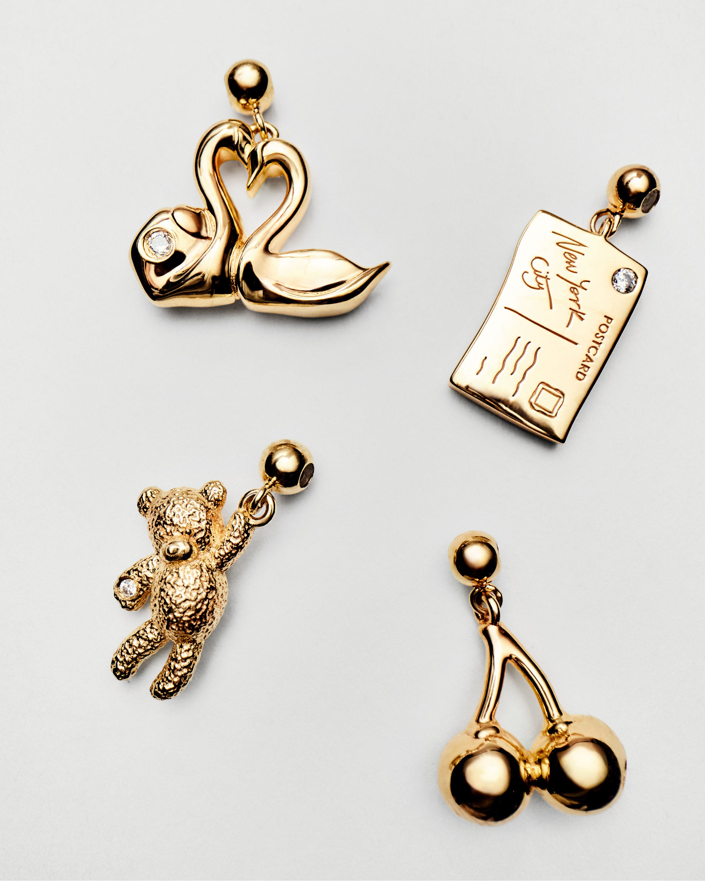 GRID Cherry Charm - Elegant Handmade Jewelry for Women | Perfect for Casual Wear, Parties & Gifts