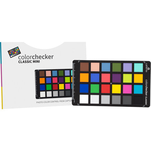 Calibrite ColorChecker Classic Mini - Professional Color Calibration Tool for Photography & Videography - Perfect for Studio, Outdoor, and Digital Editing Workflows