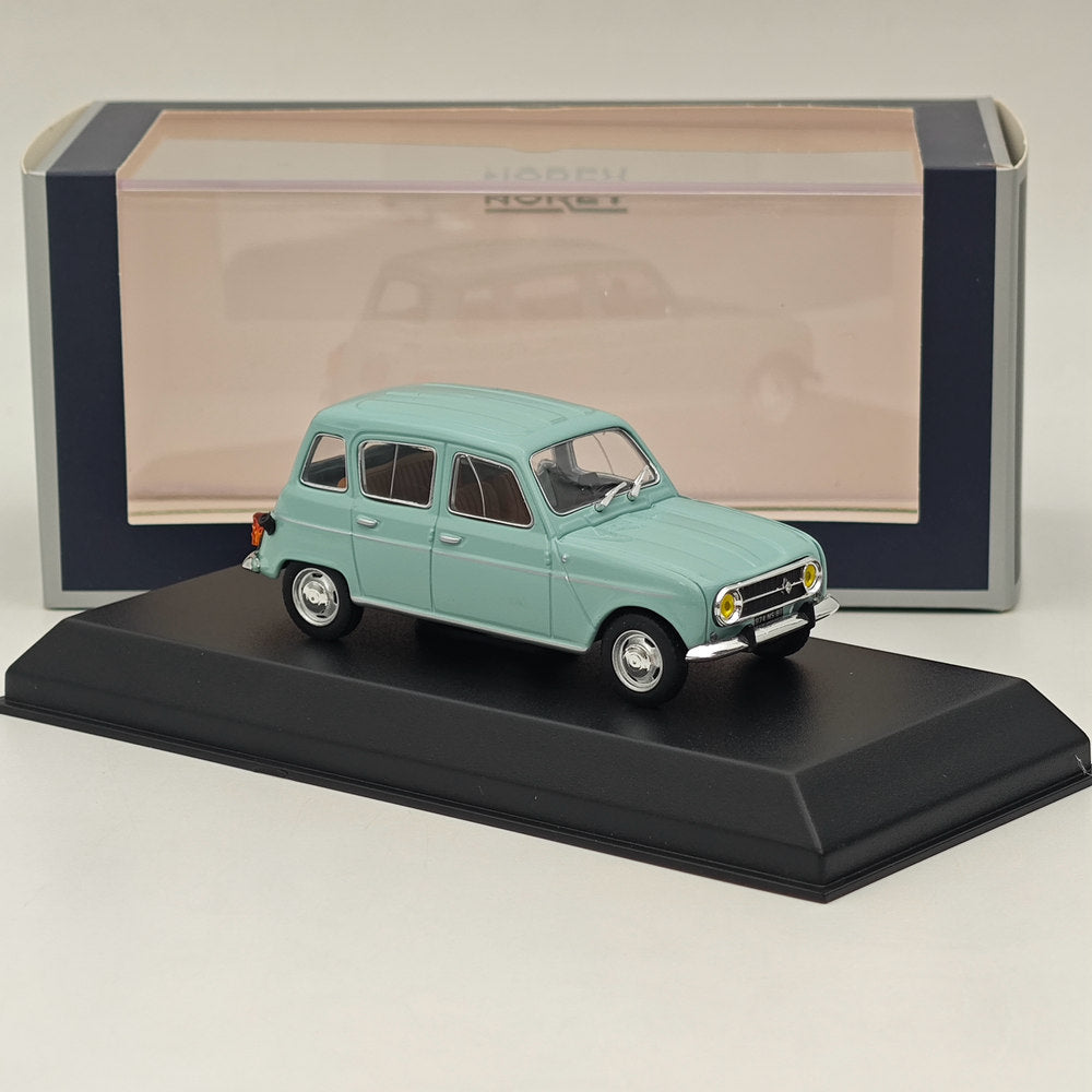 1/43 Scale Norev Renault 4 Diecast Model Car - Limited Edition Green Collectible for Car Enthusiasts | Perfect for Display, Gifts, and Model Car Collections