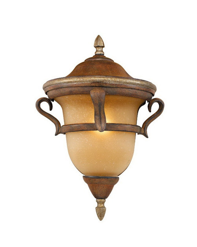 Kalco Lighting 9376 GG 4-Light Outdoor Hanging Lantern - Golden Grain Finish for Porch, Patio & Garden Decor