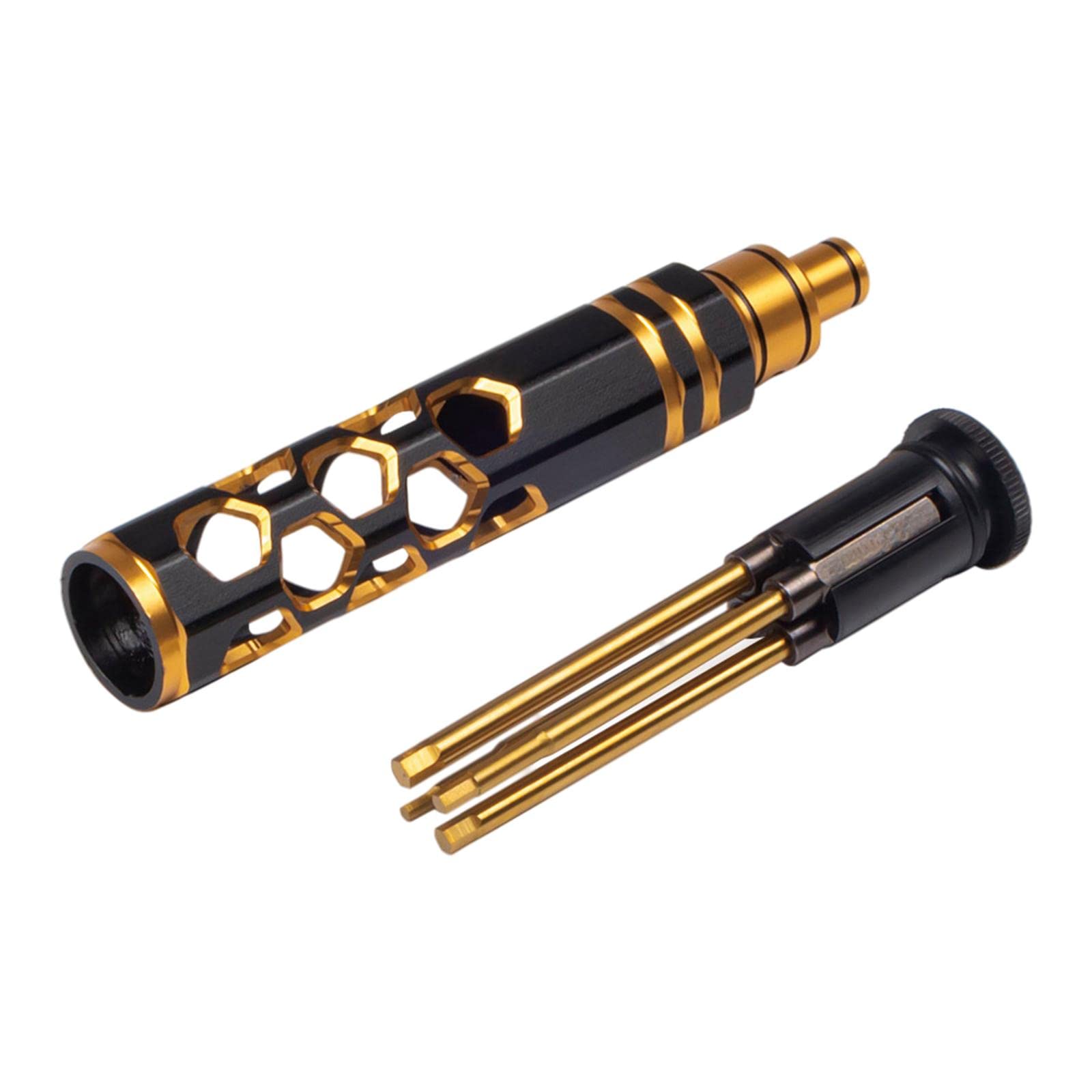 D DOLITY 4-in-1 Nut Driver Set with Titanium Ratchet - Precision Screwdriver & Flat Drill Bit for Electricians, Fastening, and DIY Repairs | Ideal for Home Improvement, Automotive, and Electronics Maintenance