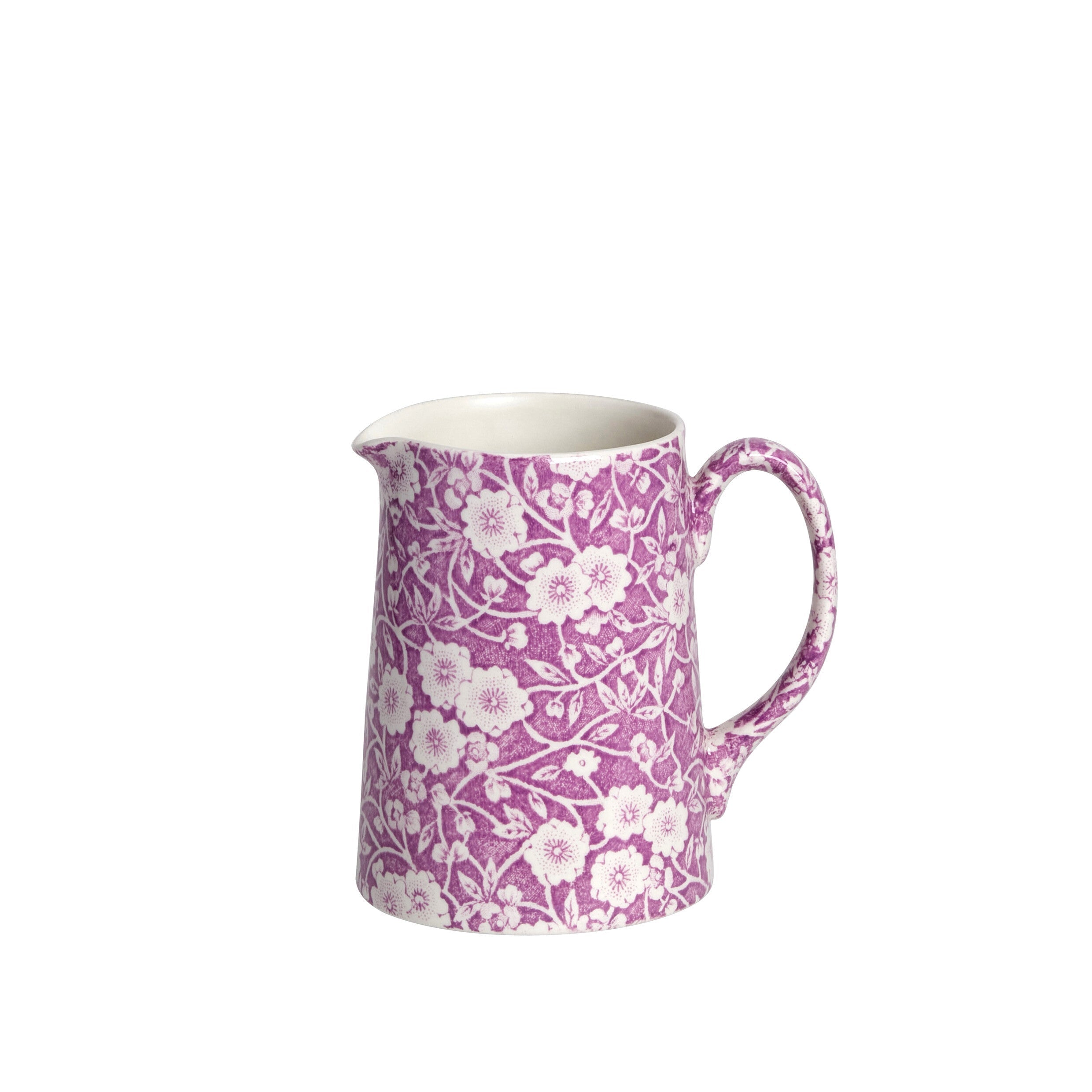 Burleigh Blossom Calico Floral Print Tableware Set - Elegant Dinner Plates & Bowls for Home Dining, Parties & Special Occasions