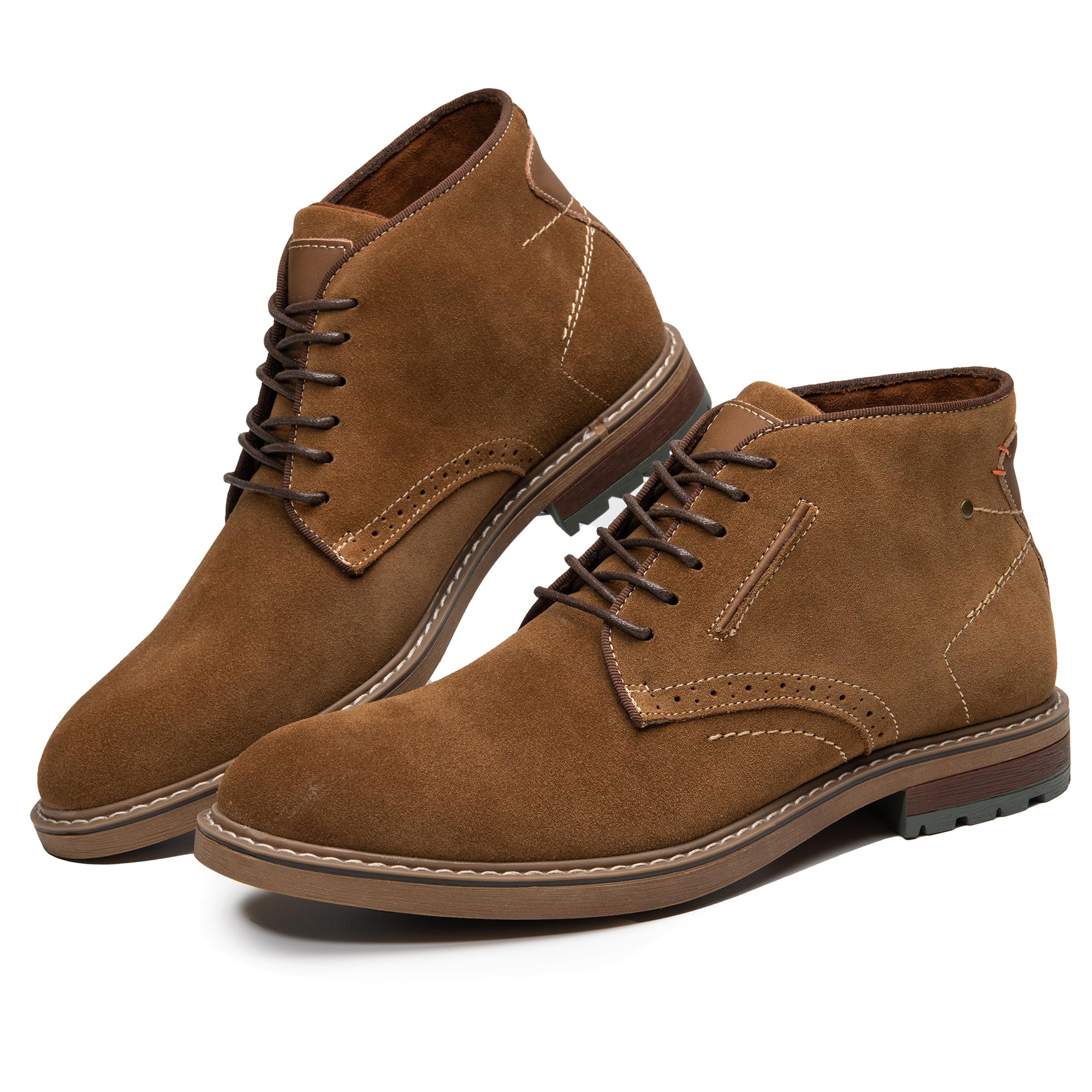 Arkbird Men's Leather Oxford Dress Boots - Premium Formal & Casual Boots for Business, Office, and Everyday Wear