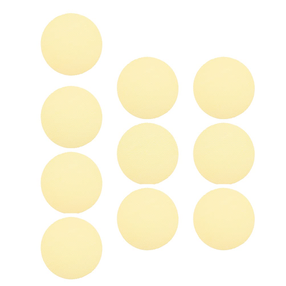 Hemoton 10Pcs Silicone Air Fryer Liners - 22CM Round Perforated Parchment Paper for Baking, Steaming & Frying | Reusable Non-Stick Baking Mats for Air Fryer Basket & Steamer | Perfect for Healthy Cooking & Meal Prep