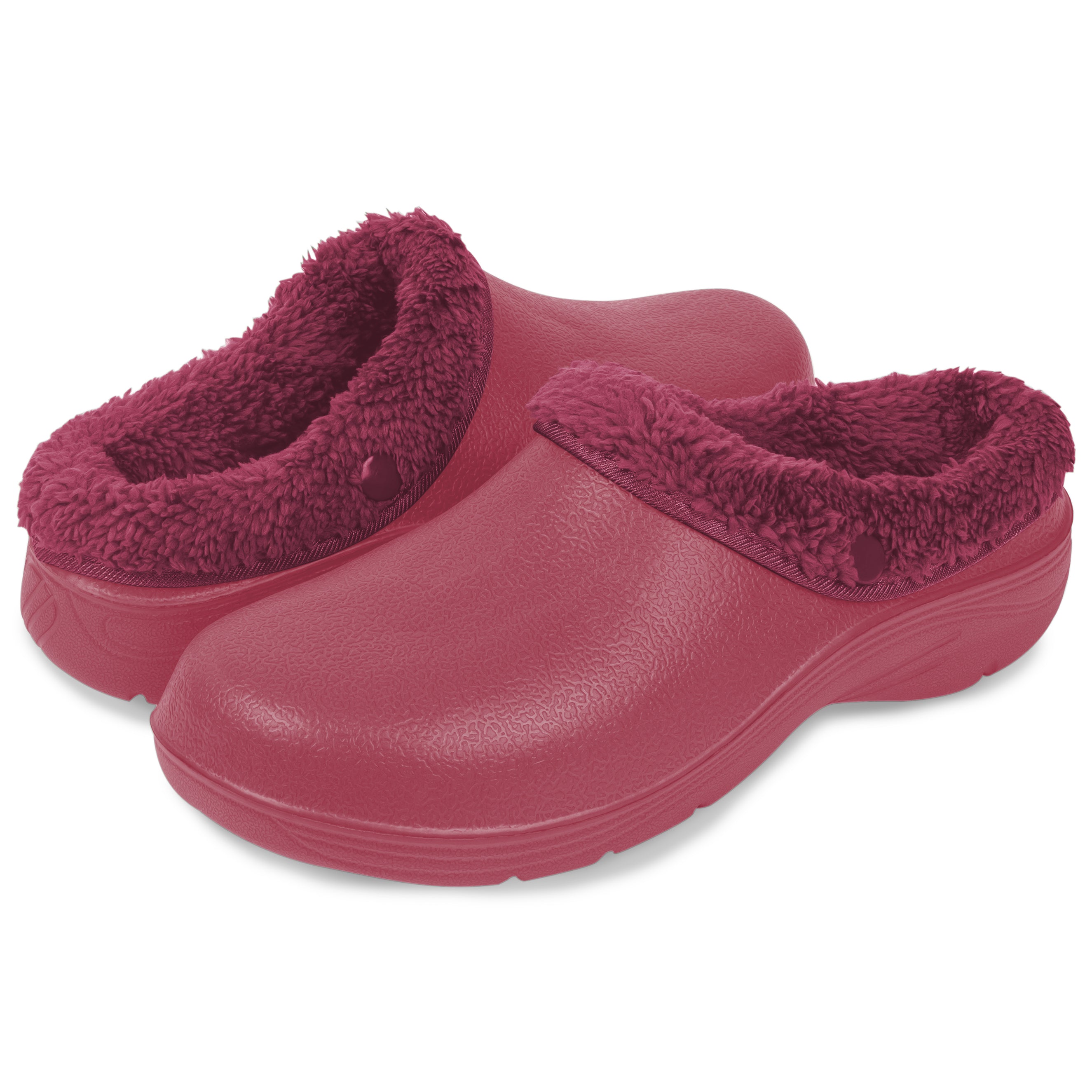 Women's Thermal Fleece Lined Garden Clogs - Warm Slip-Resistant Outdoor Shoes for Winter Gardening, Yard Work & Home Use