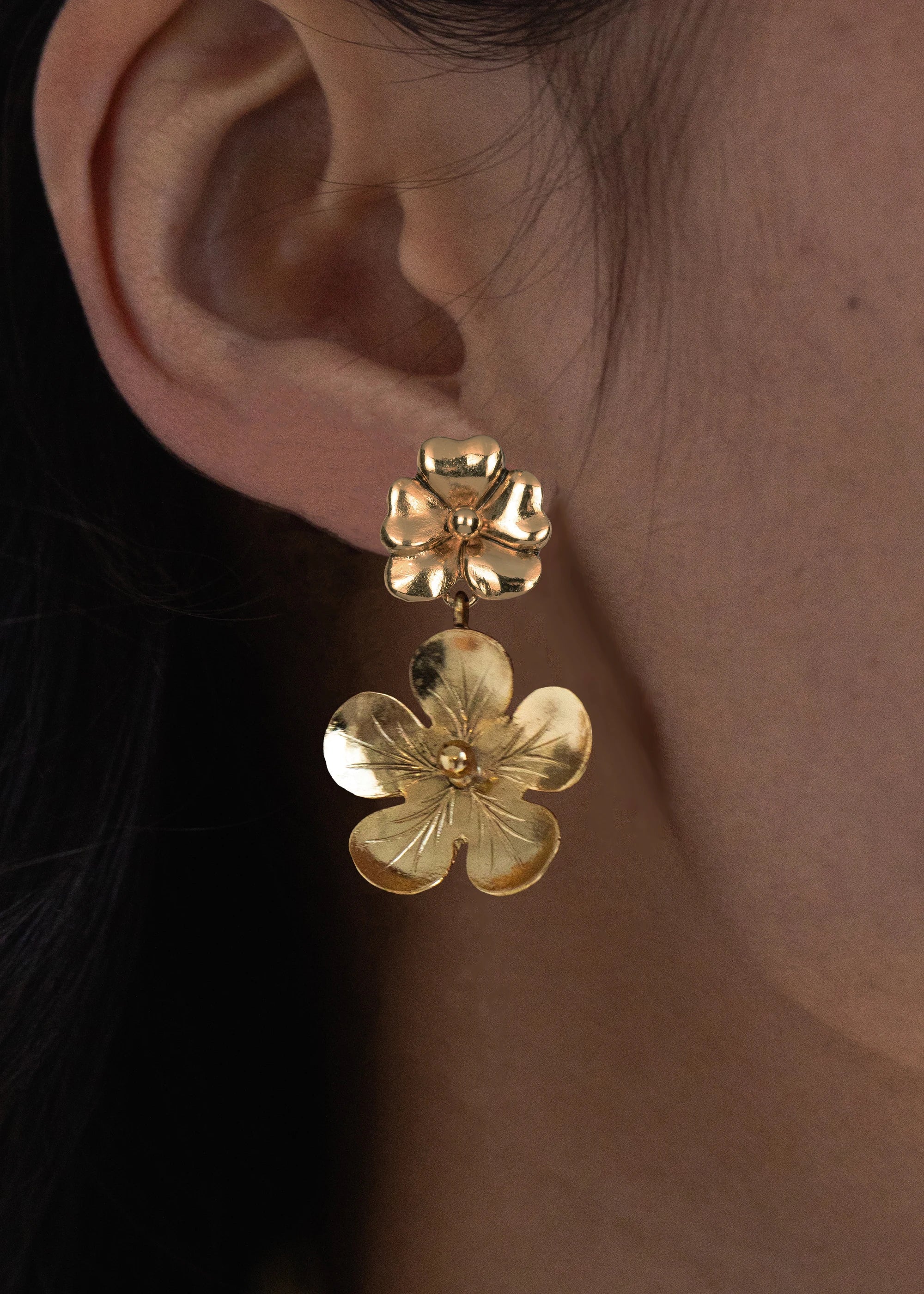 Kenzie Gold Earrings for Women - Elegant Dangle Hoop Earrings for Everyday Wear, Party & Special Occasions