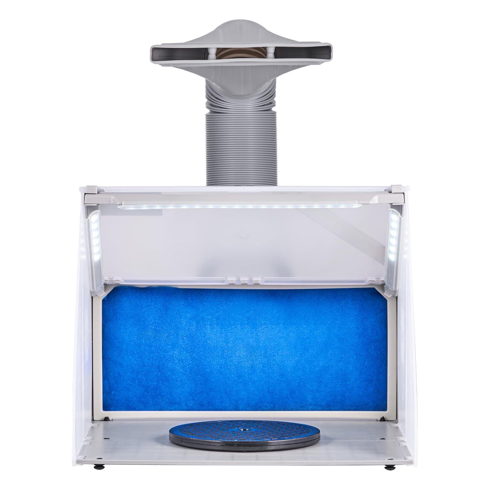VEVOR Portable Airbrush Spray Booth Kit with LED Lights, Exhaust Fan & Hose - Professional Painting Booth for Models, Arts, Crafts, Cakes & DIY Projects | Perfect for Hobbyists, Artists & Cake Decorators