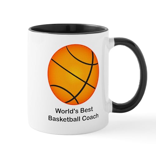 White/Black Inside - World's Best Basketball Coach Mug