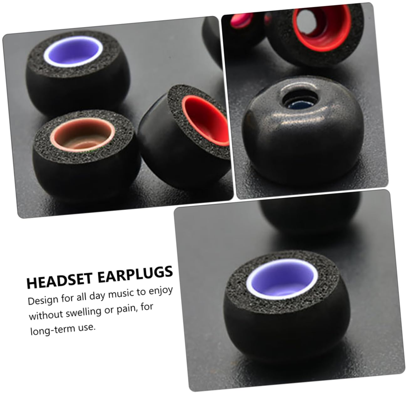 BESPORTBLE 18 Pack Memory Foam Noise Cancelling Ear Tips for Earbuds - Soft Comfortable Noise Isolating Headphone Cushions for Workout, Travel & Sleep
